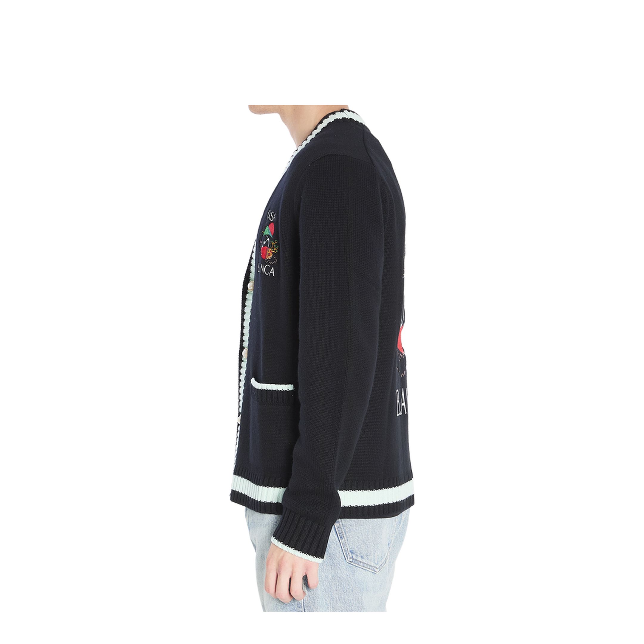 Cardigan with Stacked Casa Mountain Temple Design - Image 3