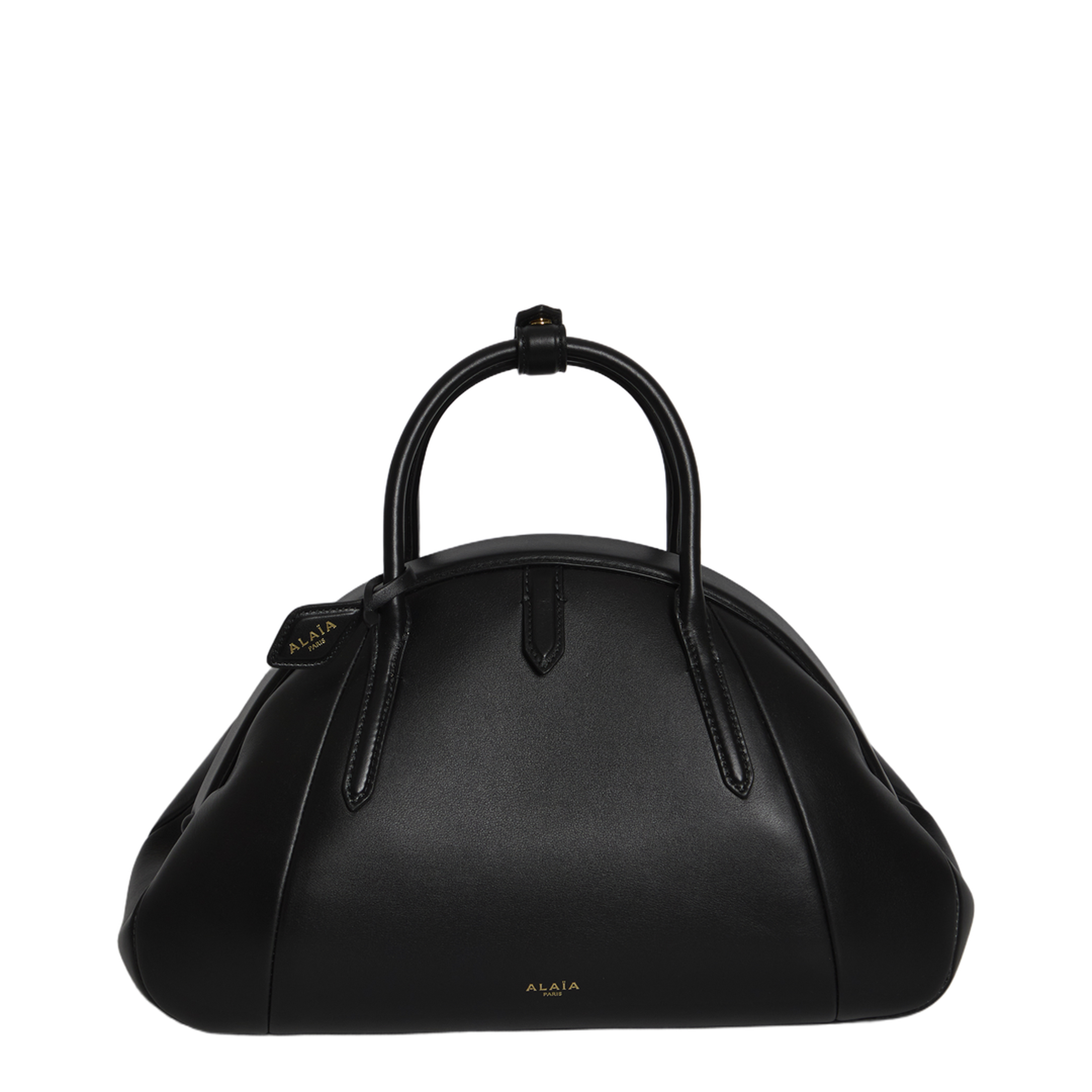 Purse Calfskin Top Handle Bag - Noir - Image 1