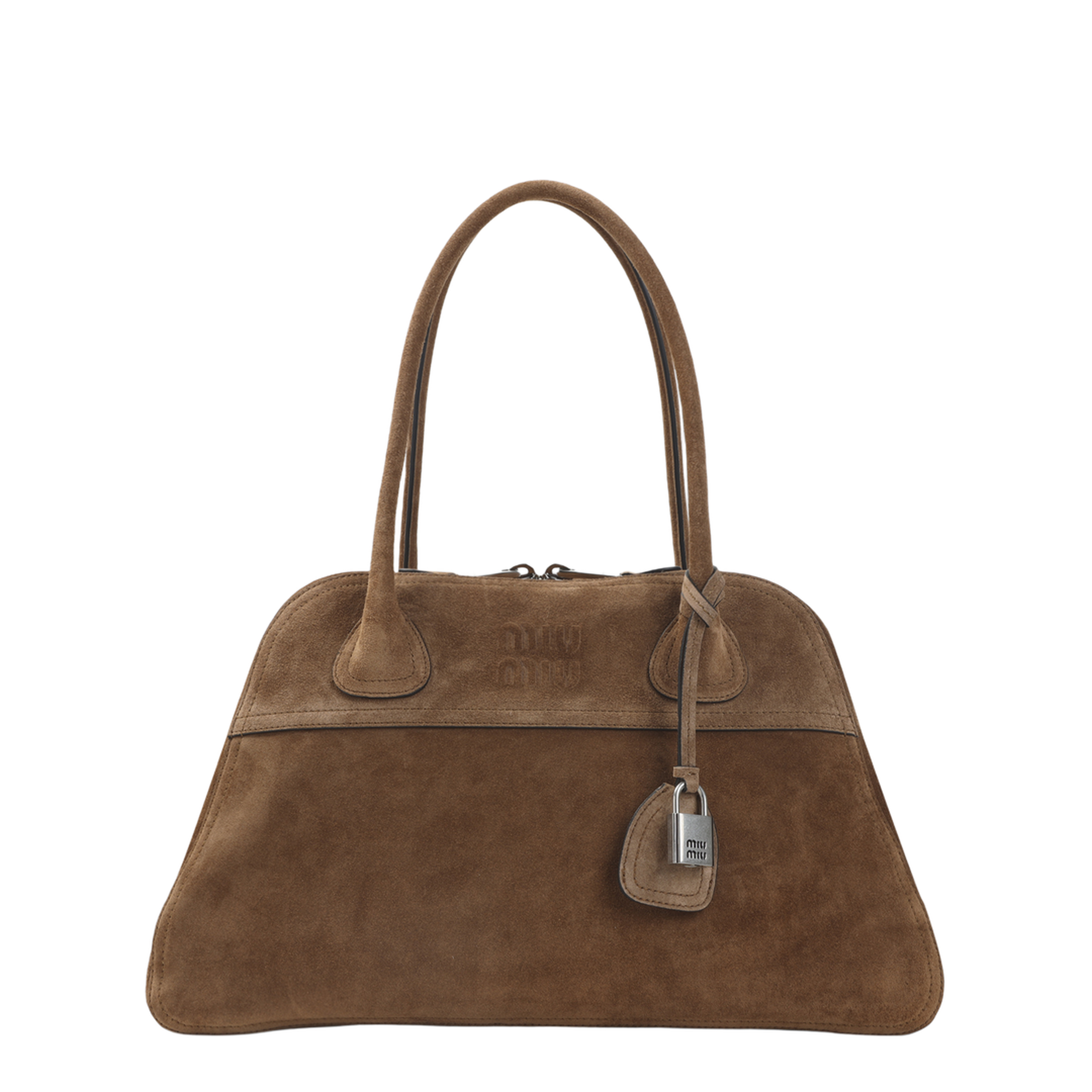 Vivant Suede Shoulder Bag - Cocoa Brown - Image 1