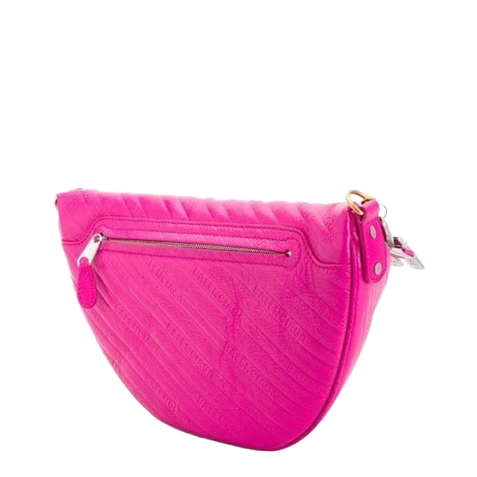 Fuchsia Leather Waist Bag - Image 2