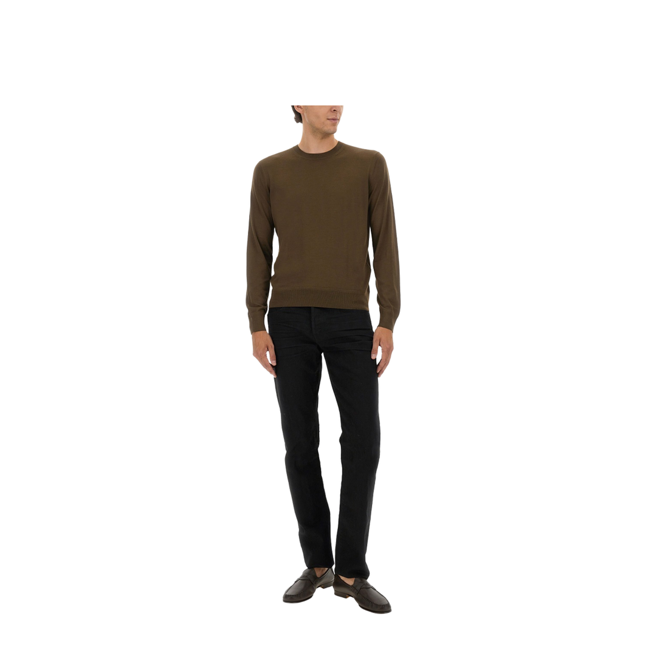 Fine Merino Virgin Wool Sweater - Image 2