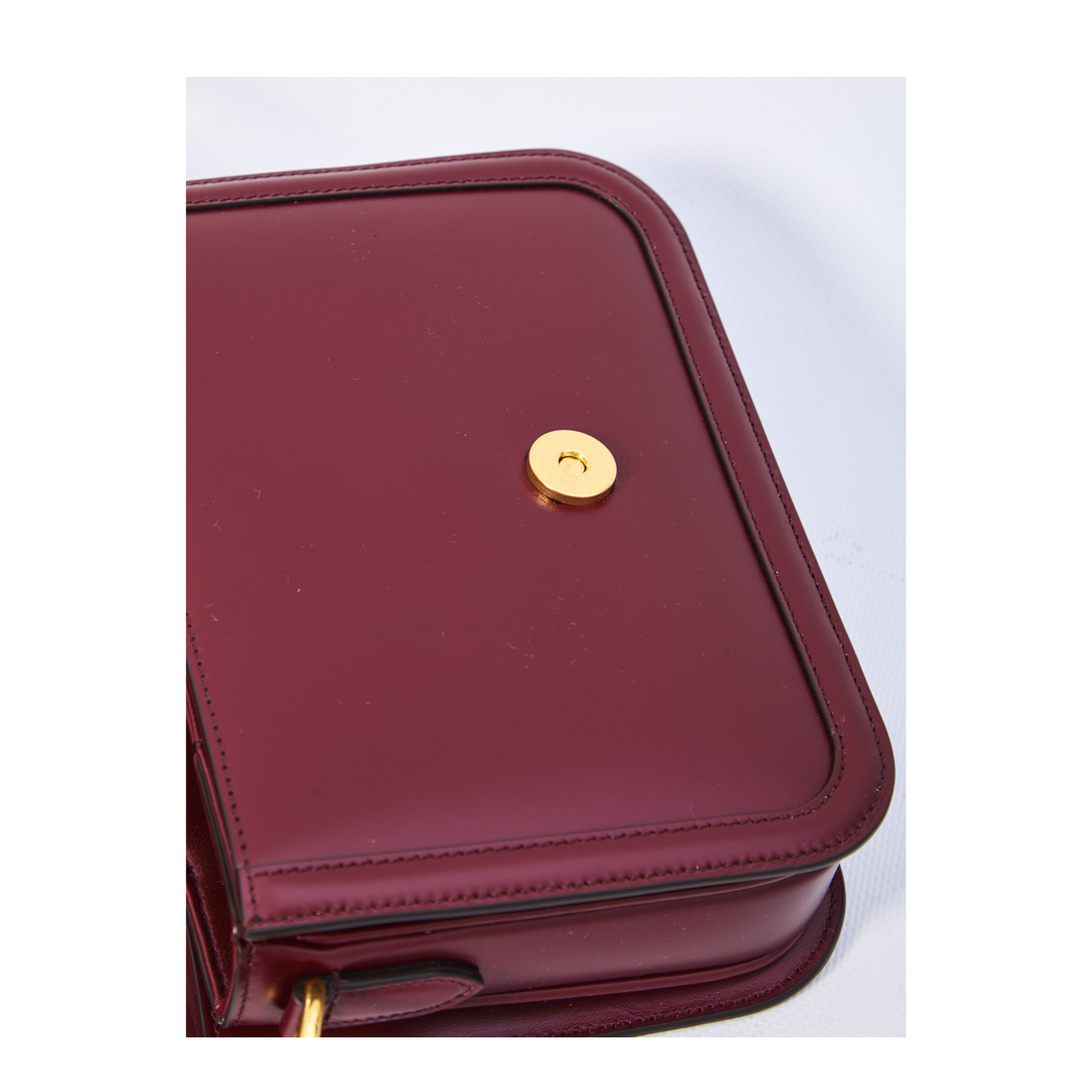 Calfskin Crossbody - Ruby-Bordeaux - Image 4