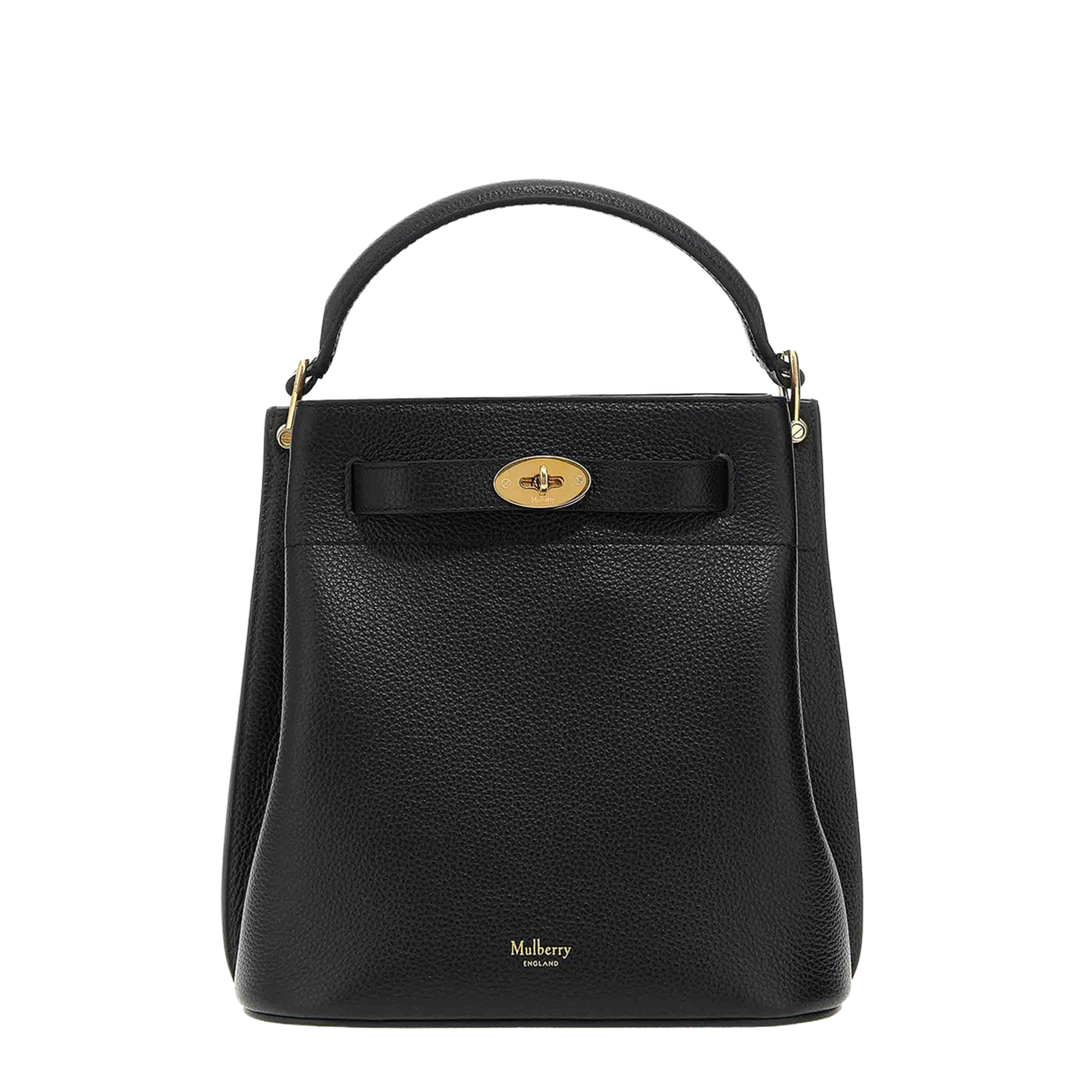 Islington Bucket Bag Small Classic Grain - Black - Image 4