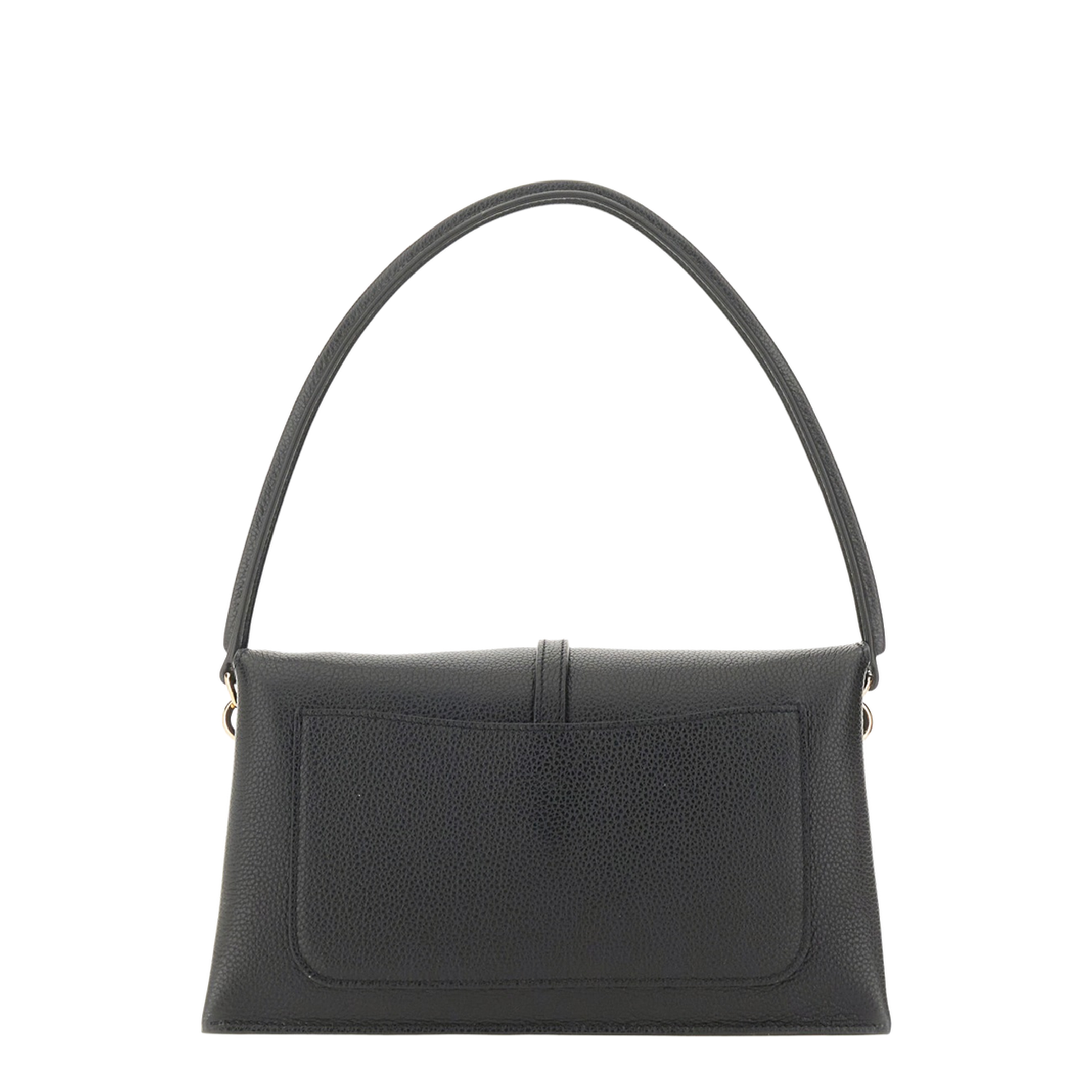 T Timeless Mini Calfskin Flap Bag - Black - Image 3