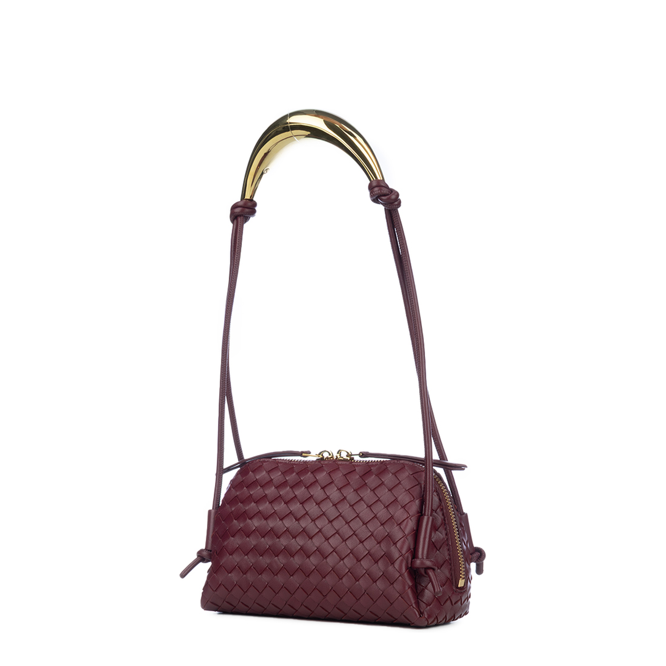 Sardine Leather Handbags - Burgundy - Image 2