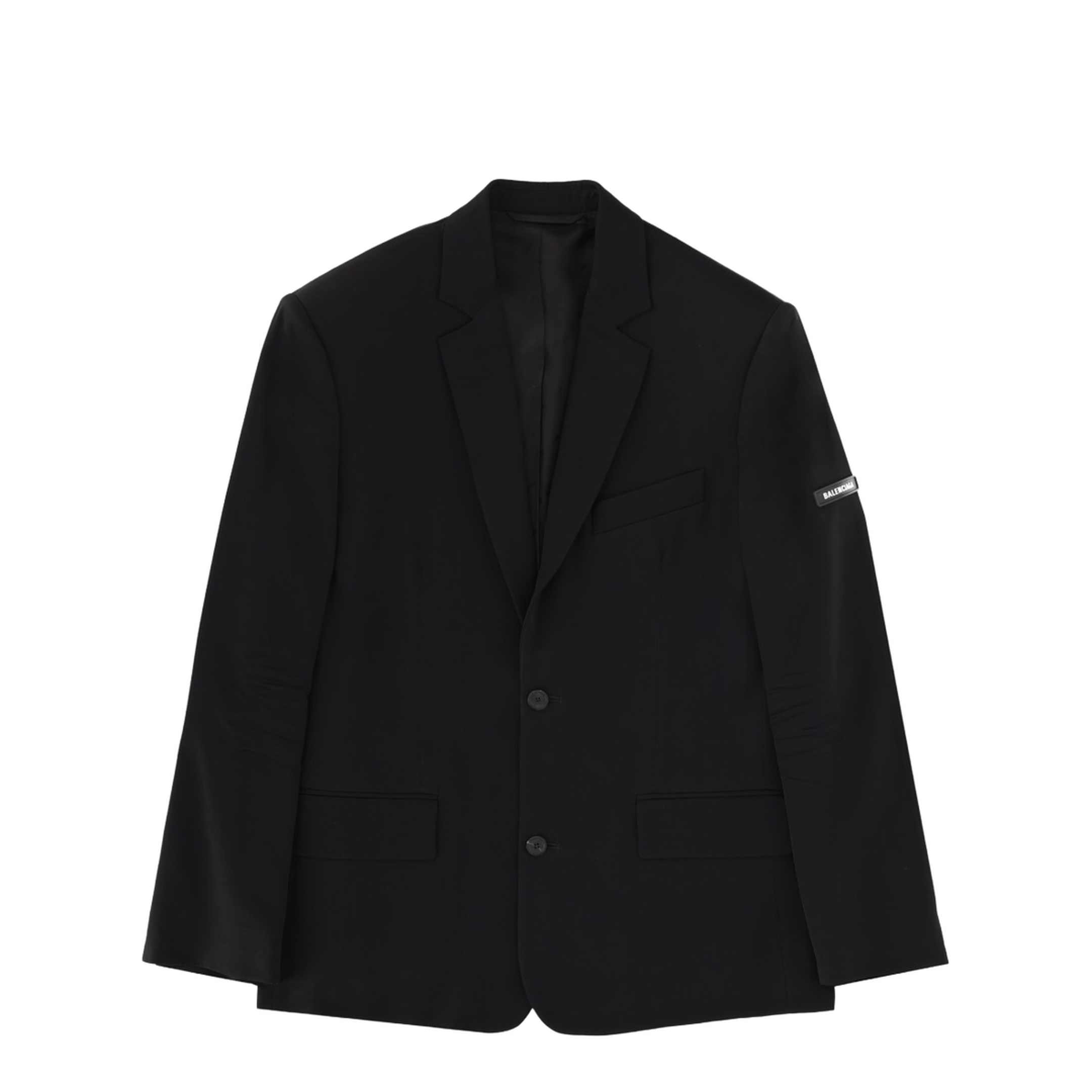 Black Viscose Blazer - Image 1