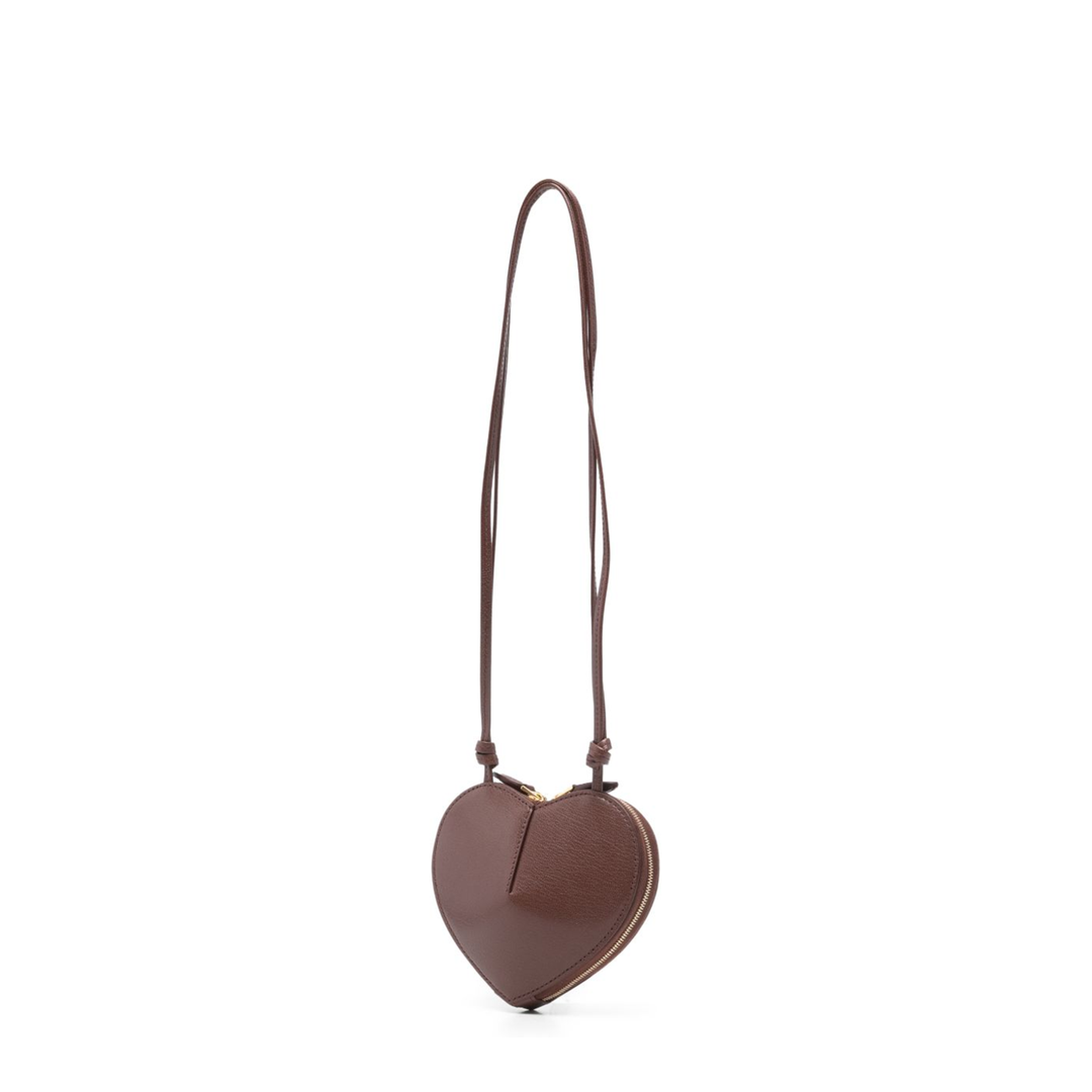 Le Coeur Small Bi-Material Leather Bag - Brun - Image 5