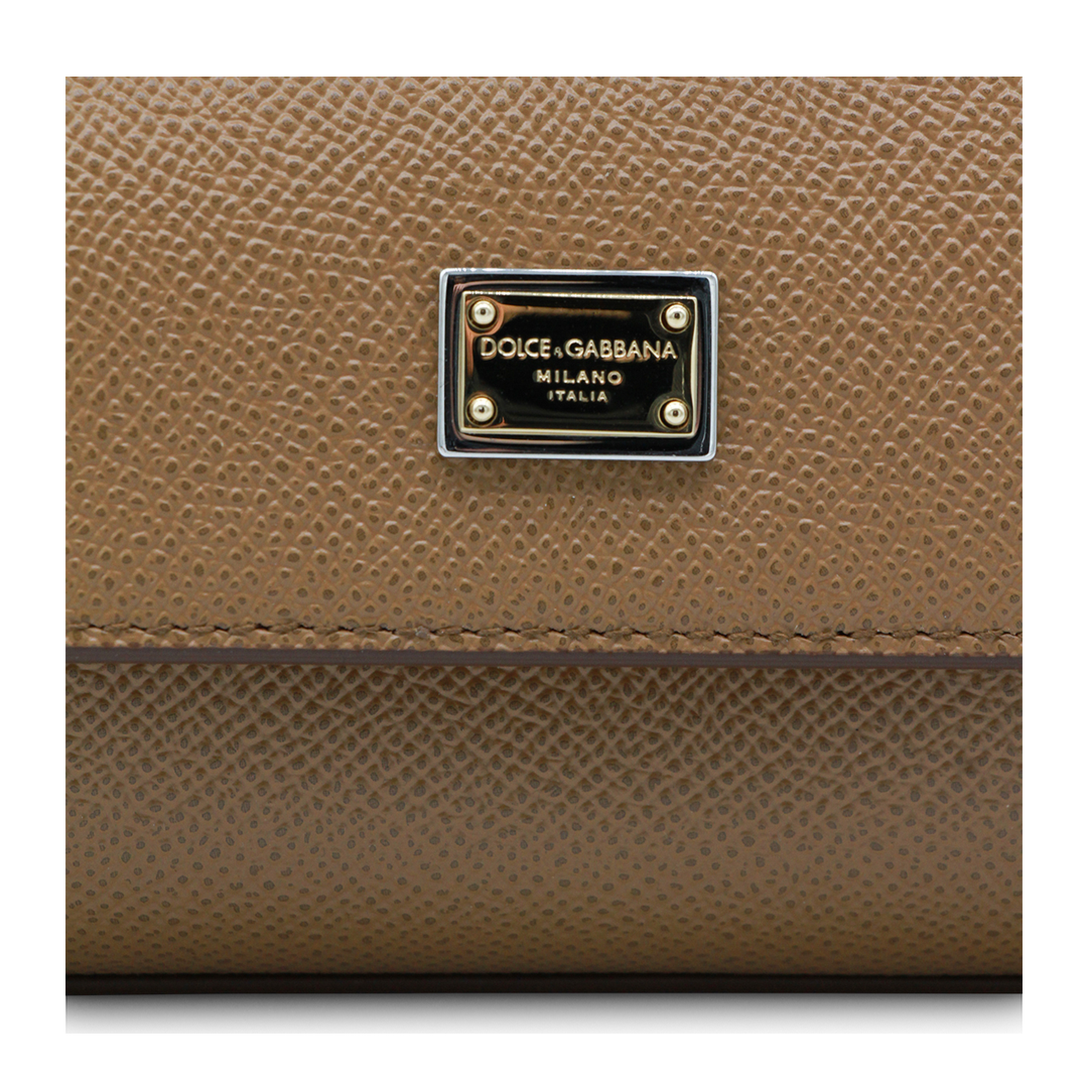 Sicily Mini Calfskin Top Handle Bag - Brown - Image 7
