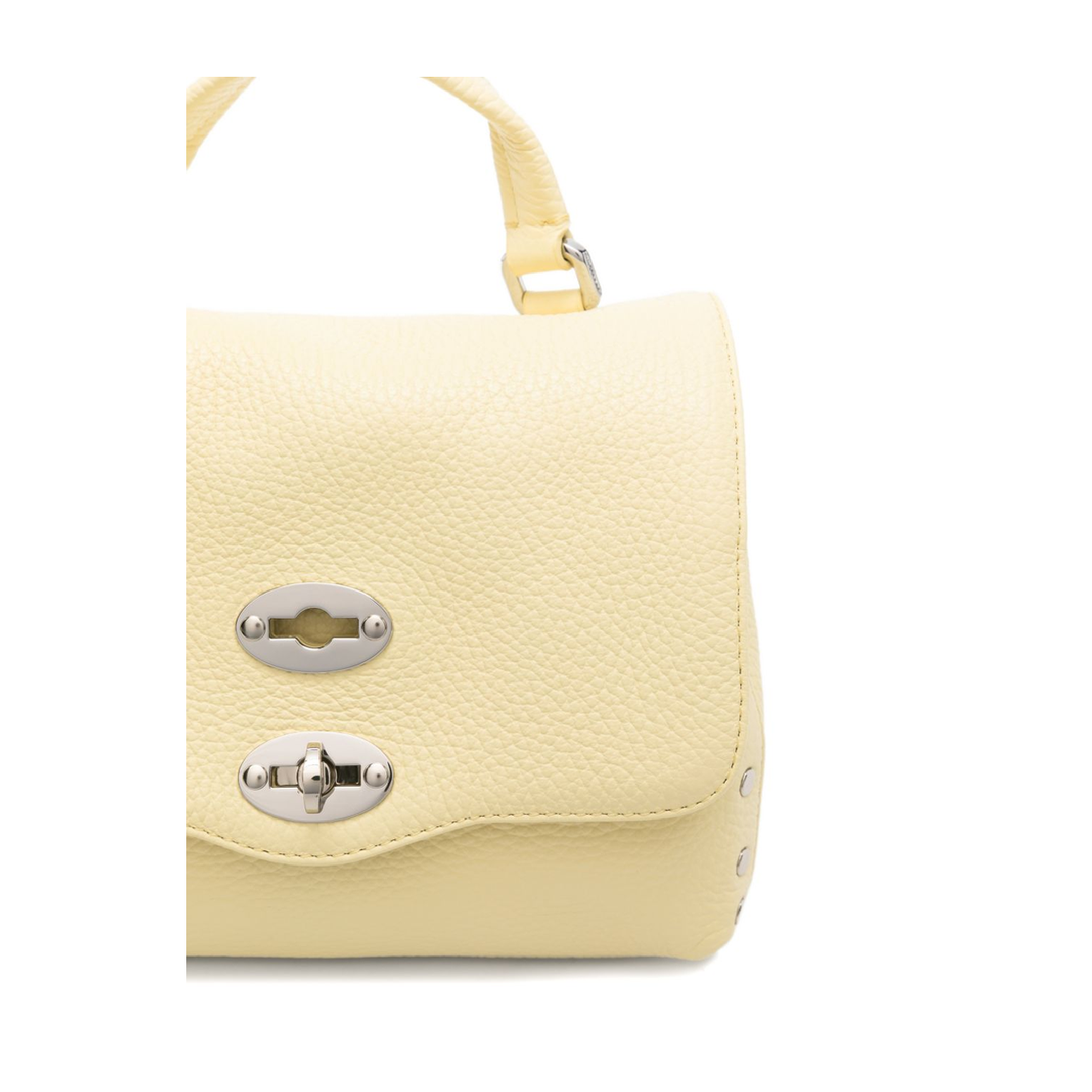 Postina Daily Baby Calfskin Top Handle Bag - Yellow Zibibbo di Pantelleria - Image 2