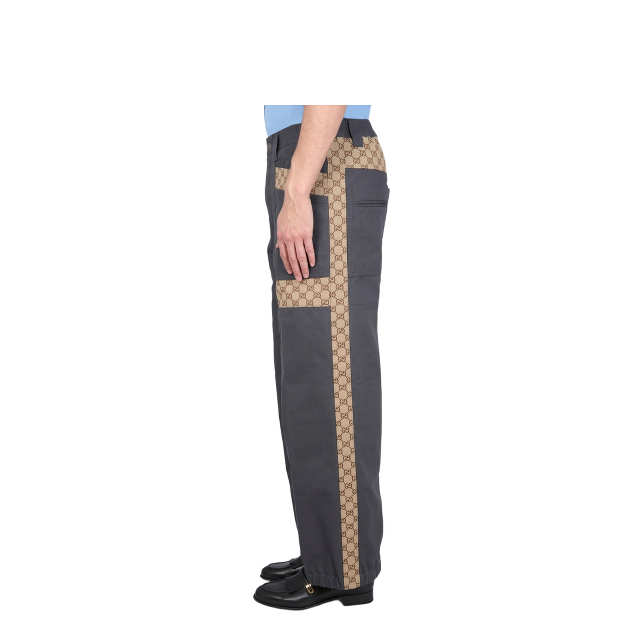 Cotton Fabric Pants with Inserts - Image 3