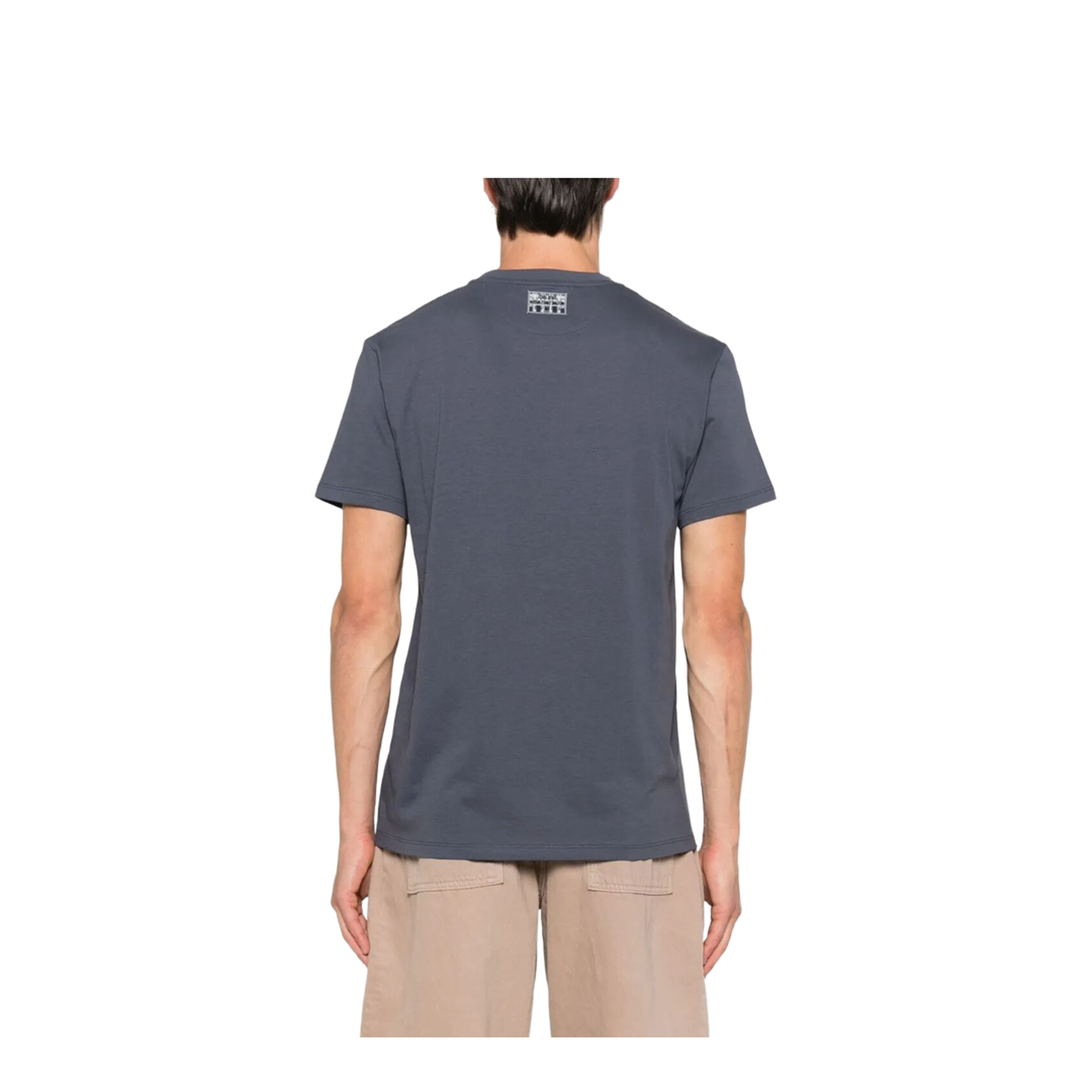 Postcards Logo Print Cotton T-Shirt - Image 3