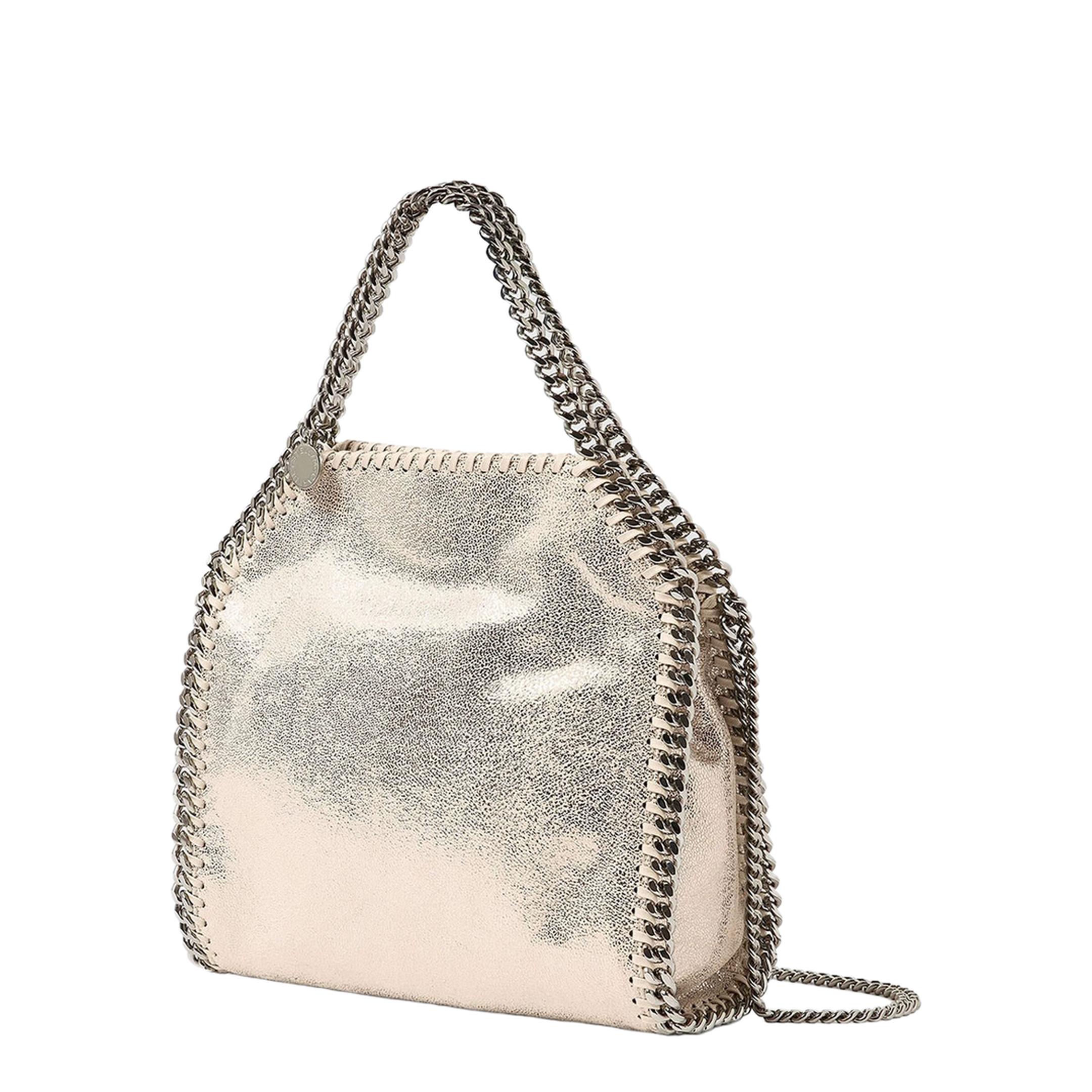 Falabella Mini Polyester Tote - Silver - Image 8