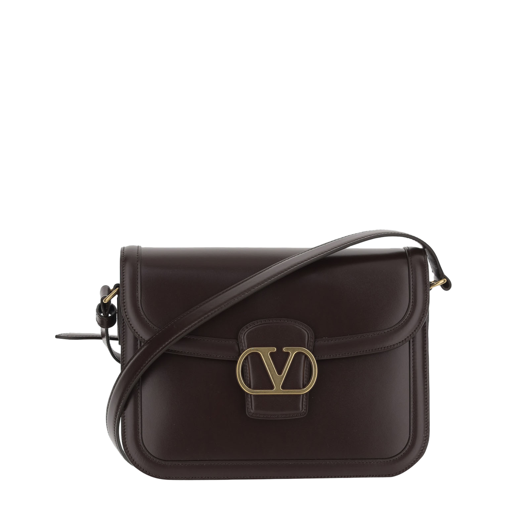 Dark Brown Leather 9to5 Shoulder Bag - Image 1