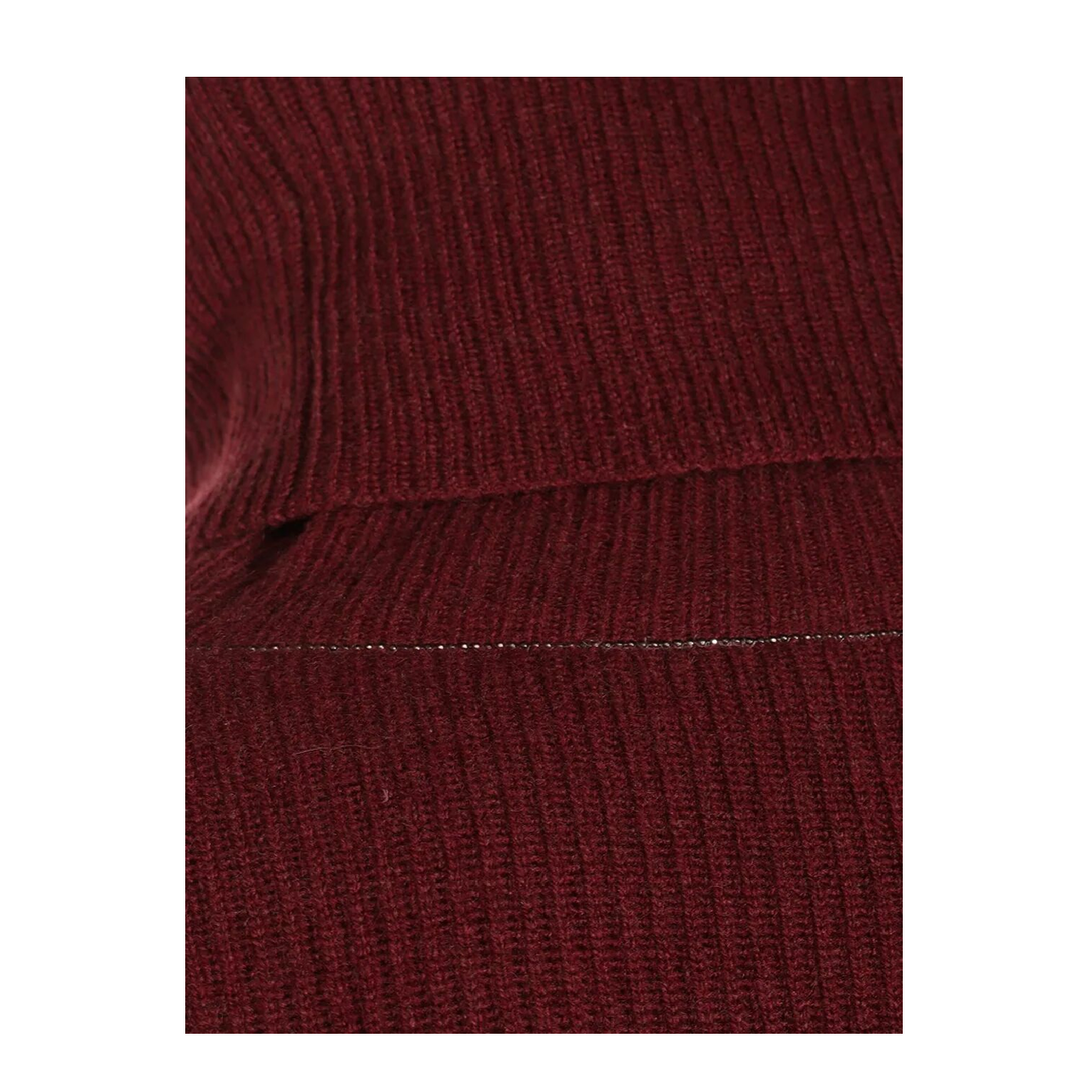 Cashmere Blend English Ribbed Turtleneck Sweater - Image 9
