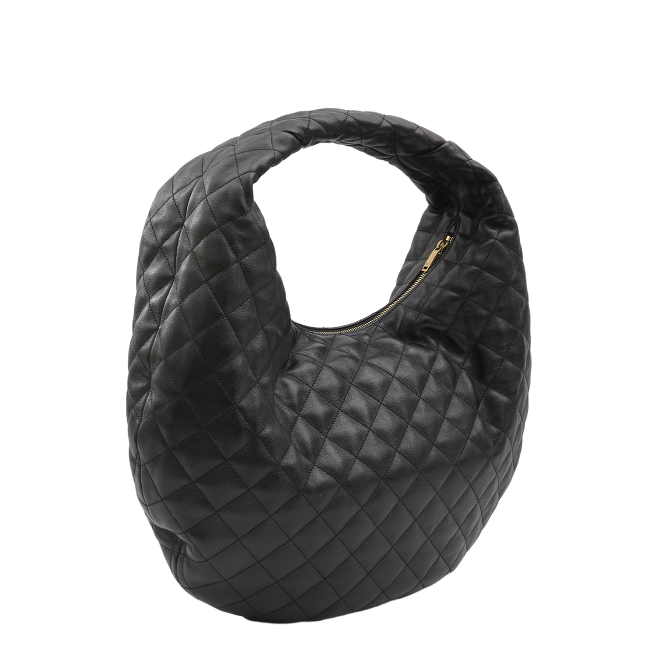 ICARE Hobo in Quilted Nappa in Black - Image 2