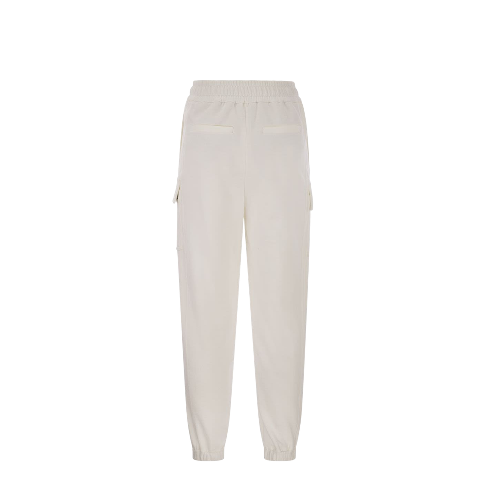 Smooth Cotton Fleece Cargo Pants - Image 2
