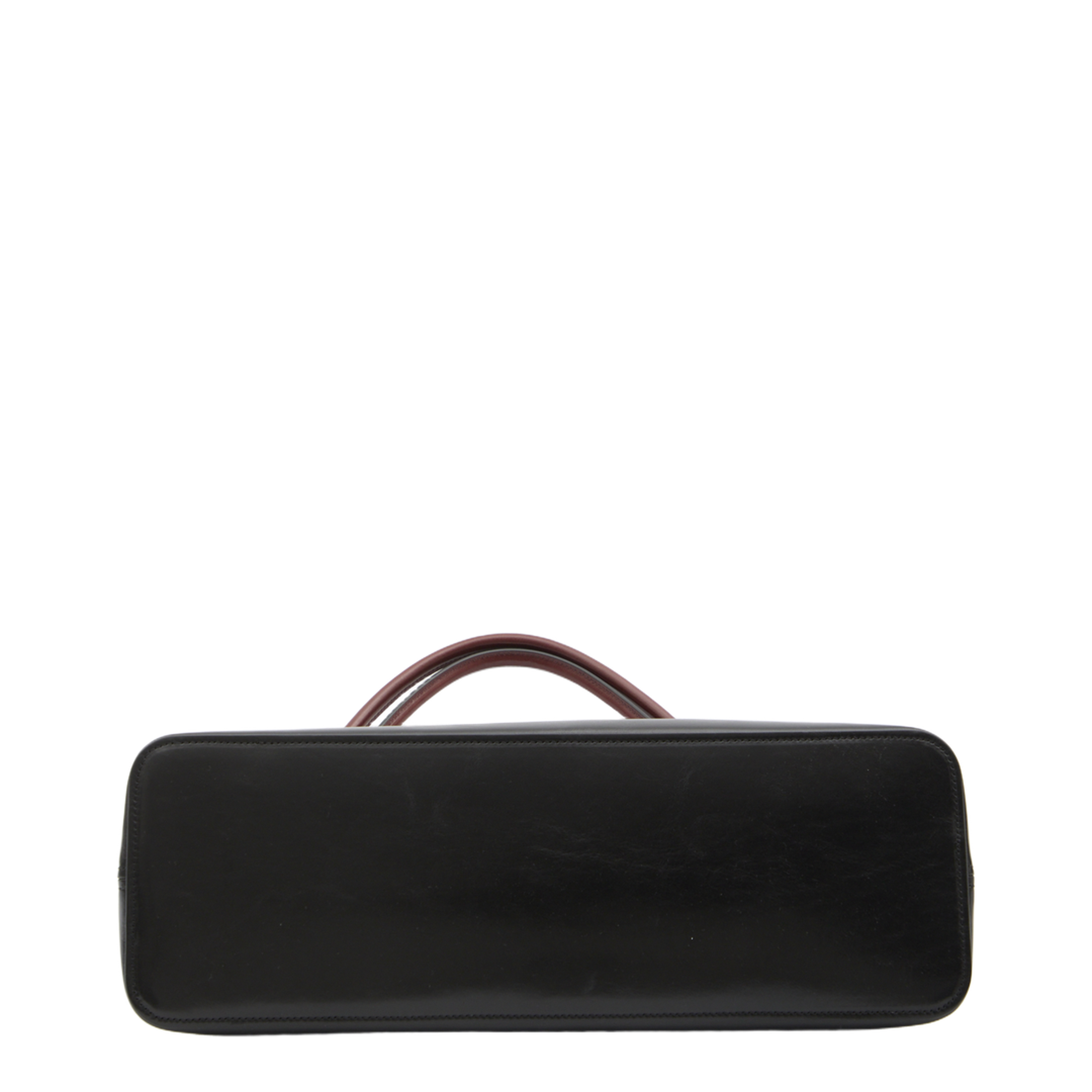 Vivian Medium Calf Leather Shoulder Bag - Aj Black Rosewood - Image 3