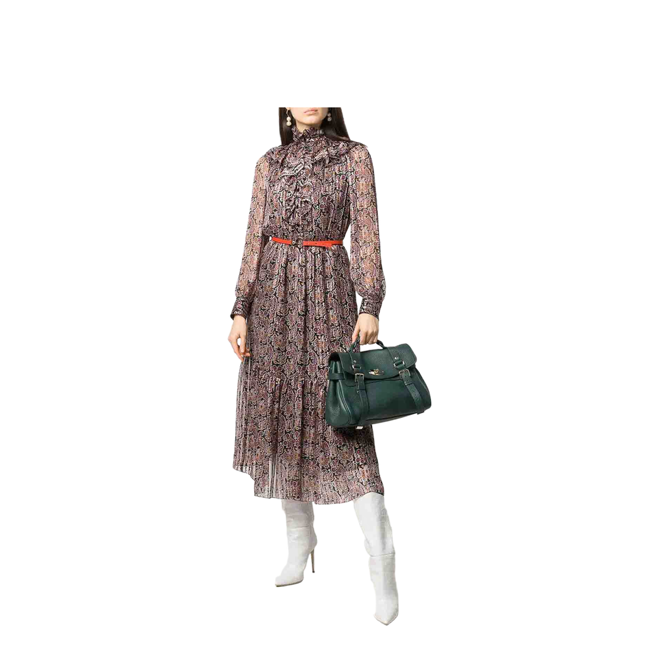 Alexa Heavy Leather Handbag - Green - Image 3