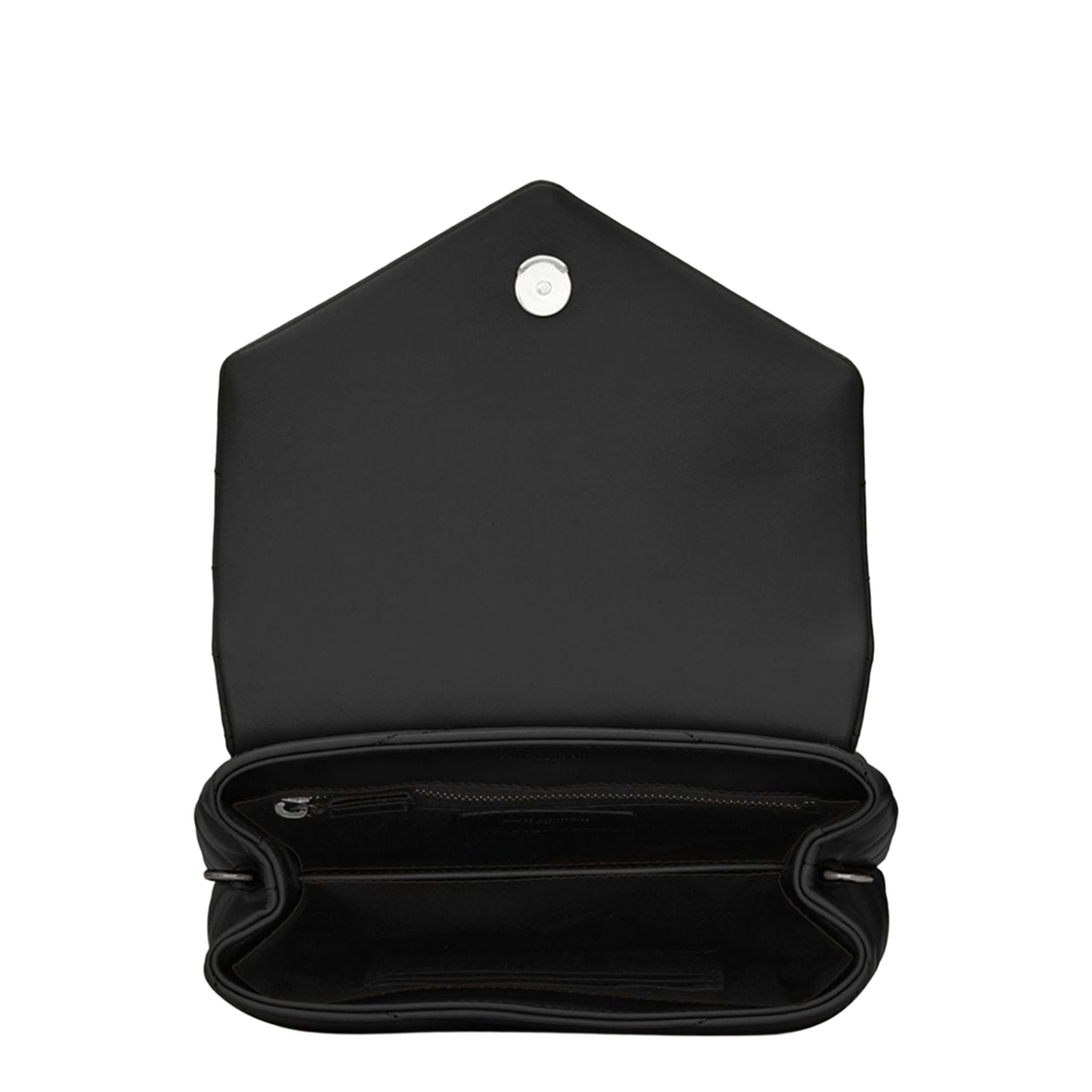 Loulou Mini Lambskin Crossbody Bags - Black - Image 3