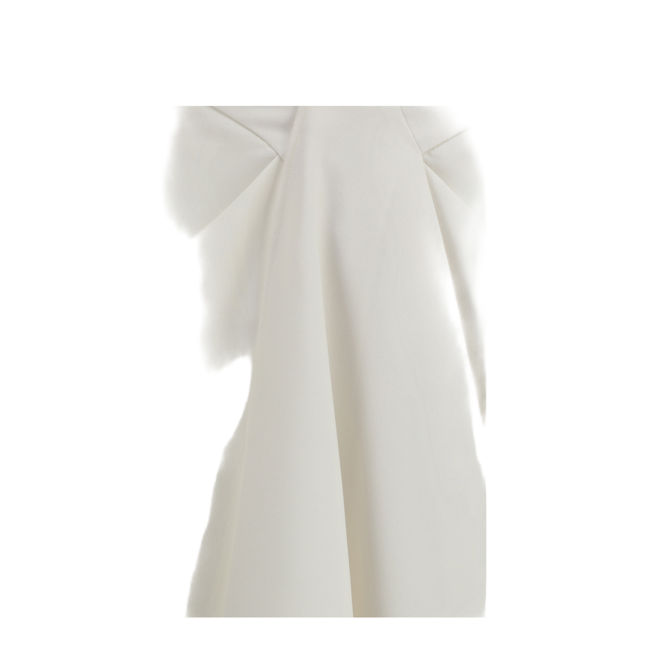 Long Draped Wool And Mohair Skirt - Image 3