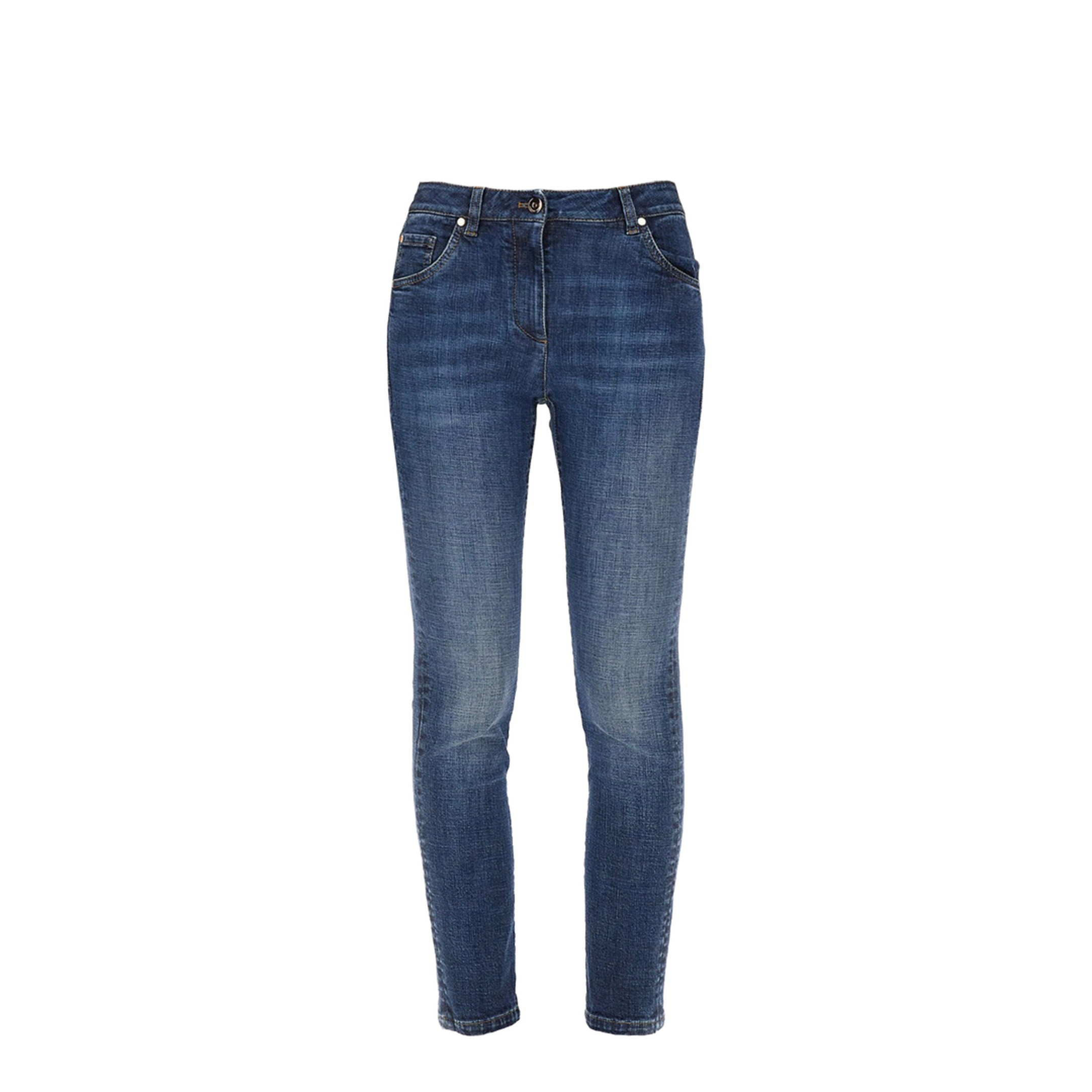 Slim Fit Denim Pants - Image 1
