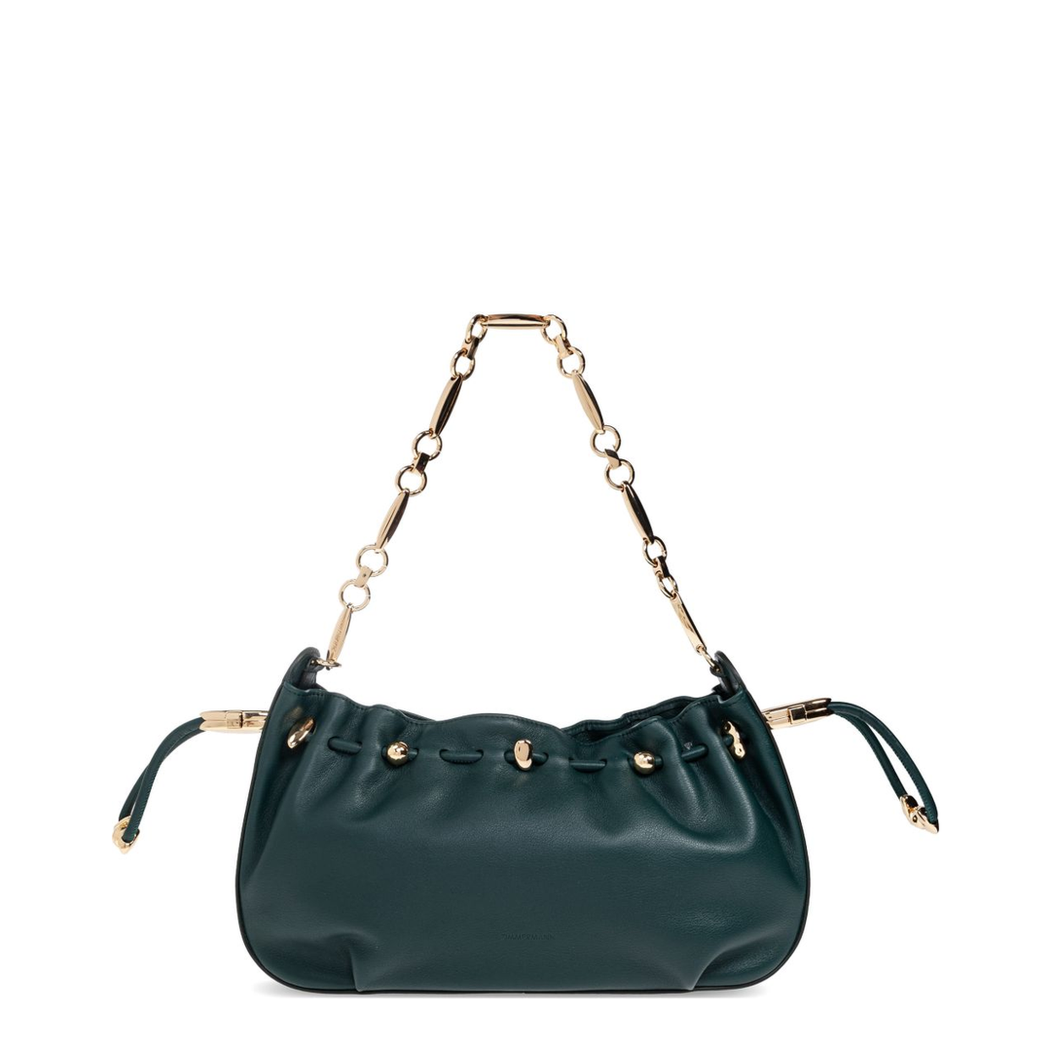 Halcyon Calfskin Clutch - Emerald - Image 1