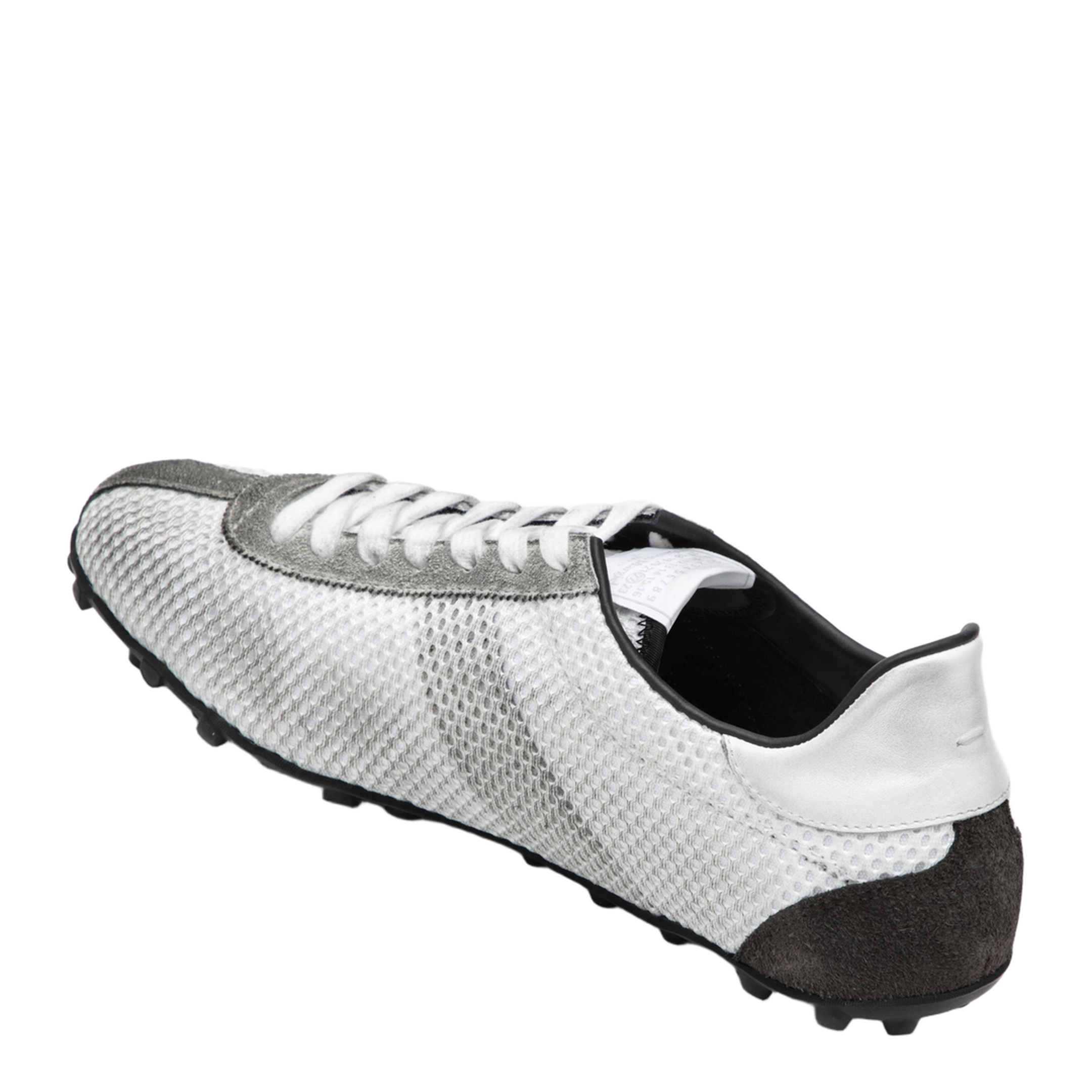 Sprinters White Grey Vintage-Effect Sneakers - Image 2