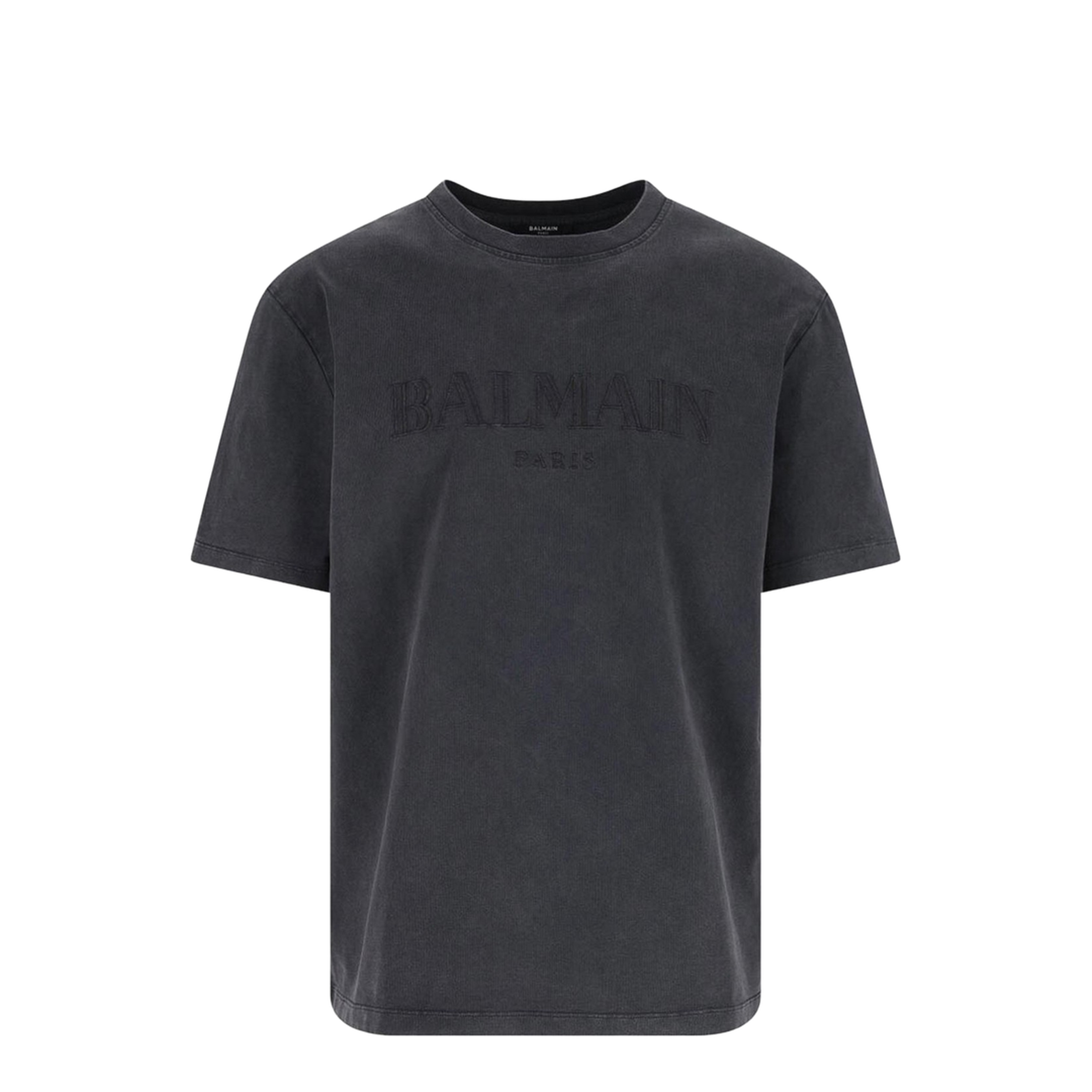 Vintage Embroidered T-shirt Grey - Image 1