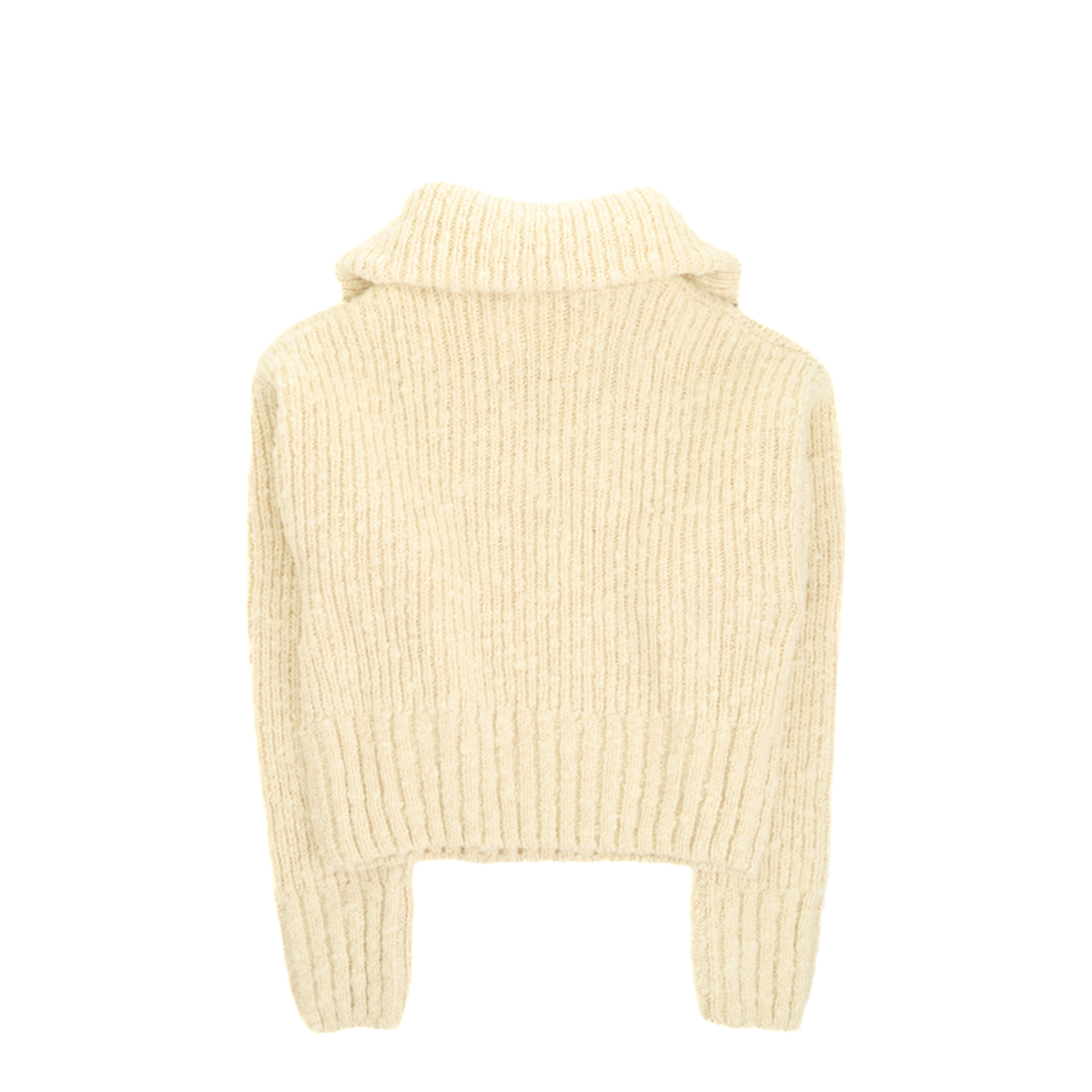 Half-zip Knit Ivory - Image 2