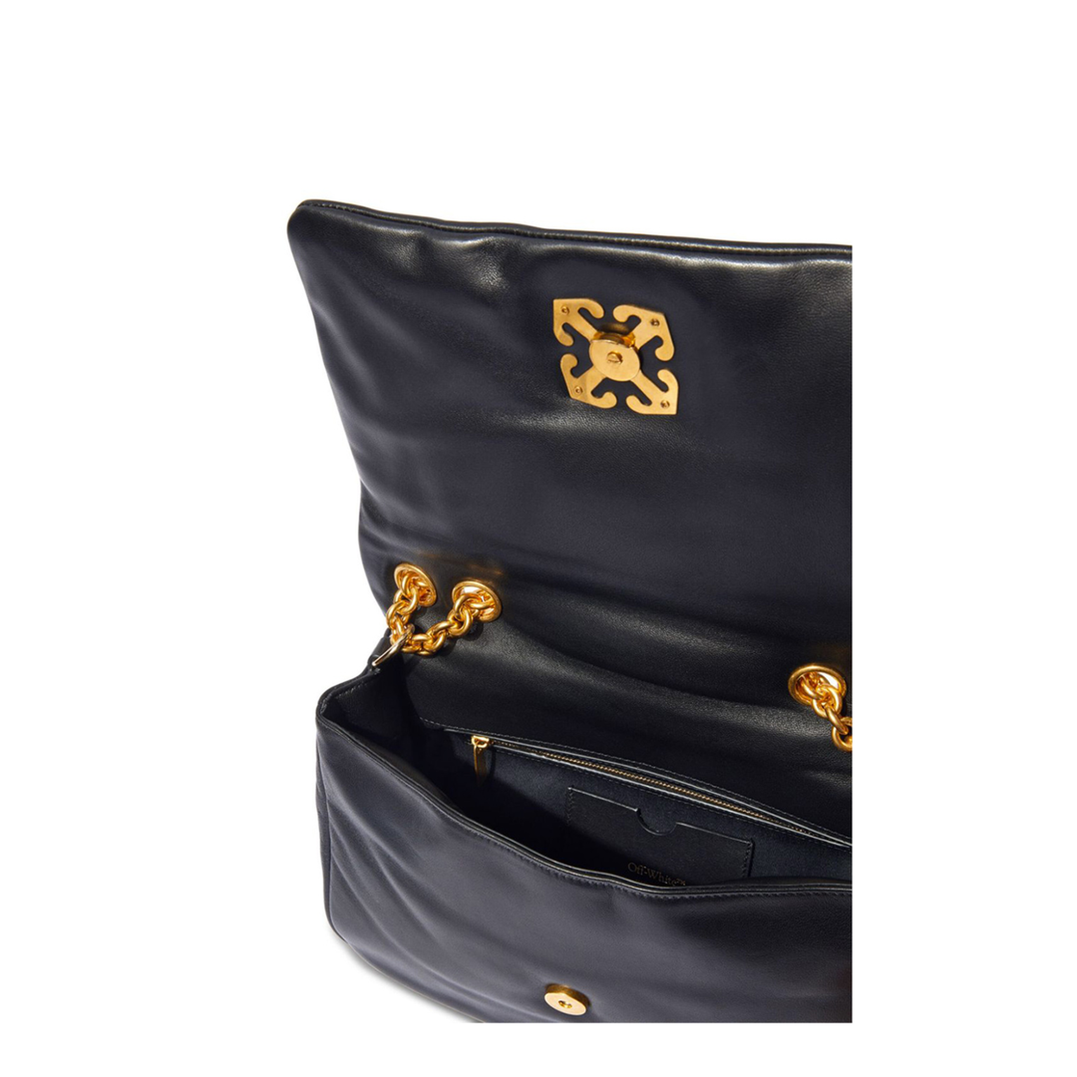 Jitney Puffer Shoulder Bag Black - Image 5
