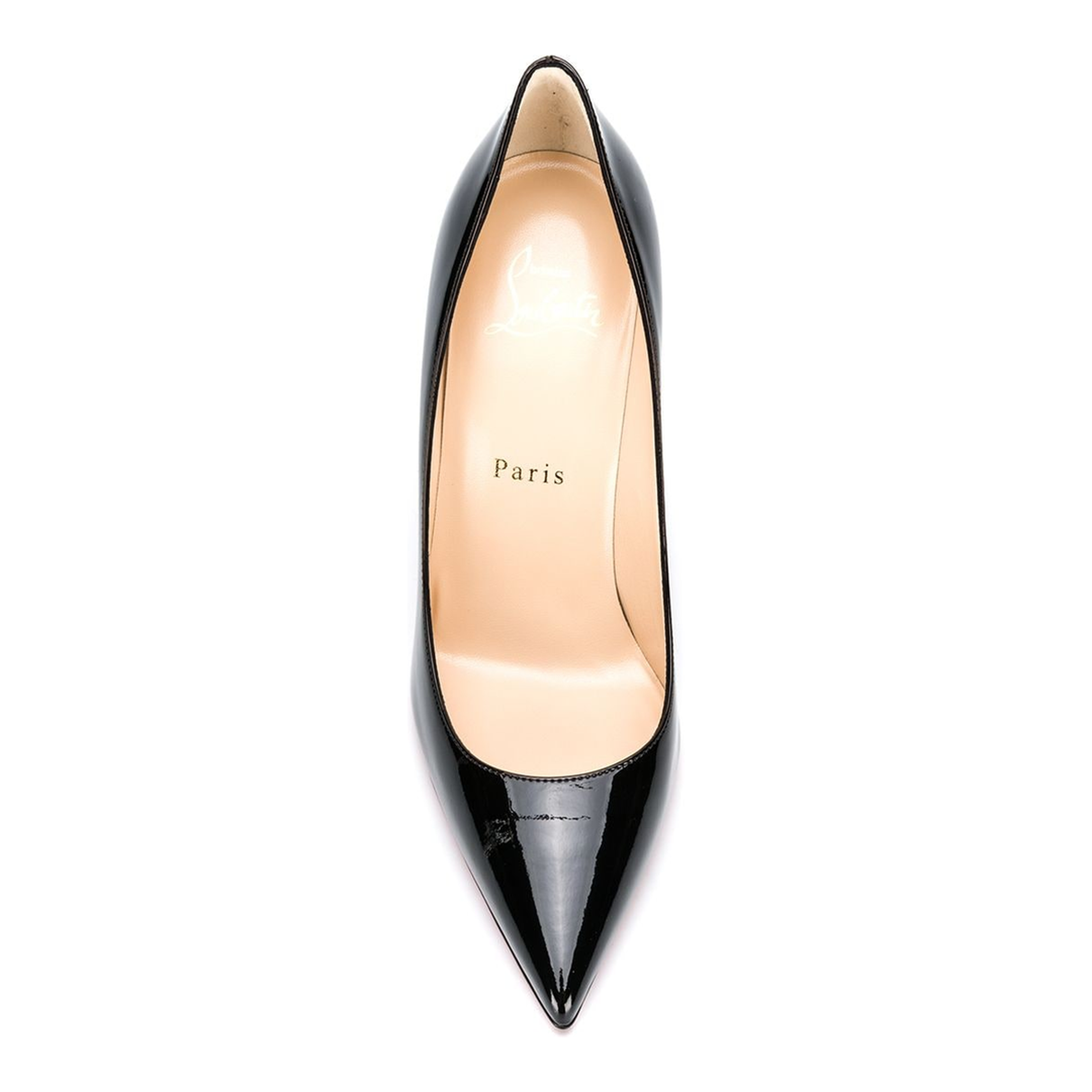 Black Patent-Leather Stiletto Pumps - Image 2