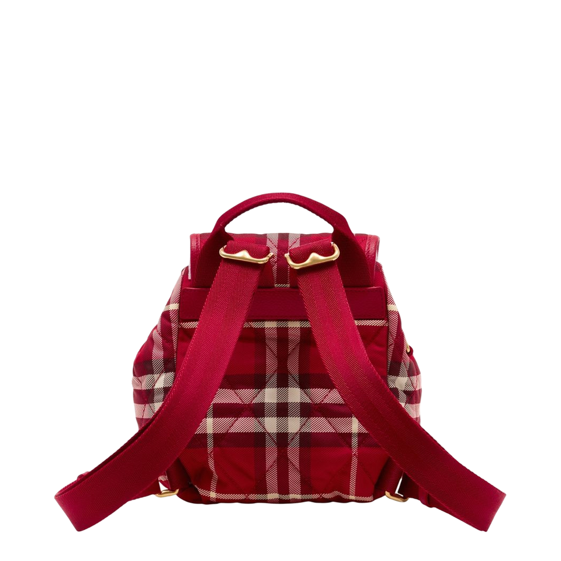 Horseshoe Mini Polyamide Backpack - Crayon Red - Image 3