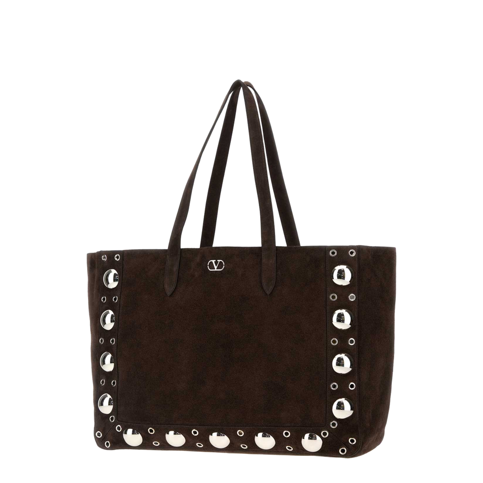 Large Suede Shopping Tote - Image 2