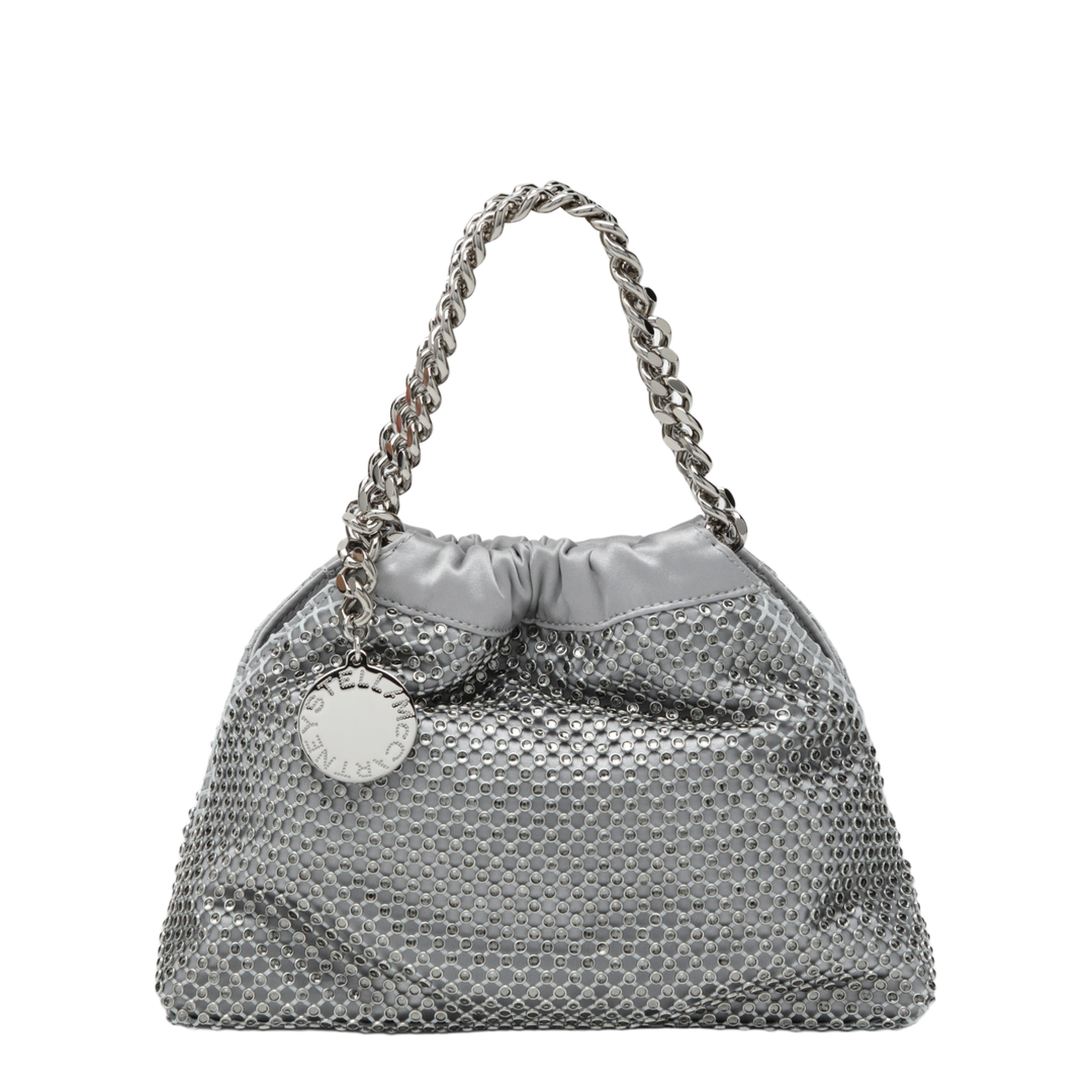 Black Falabella Mini Drawstring Bag with Drawstring Closure - Image 1