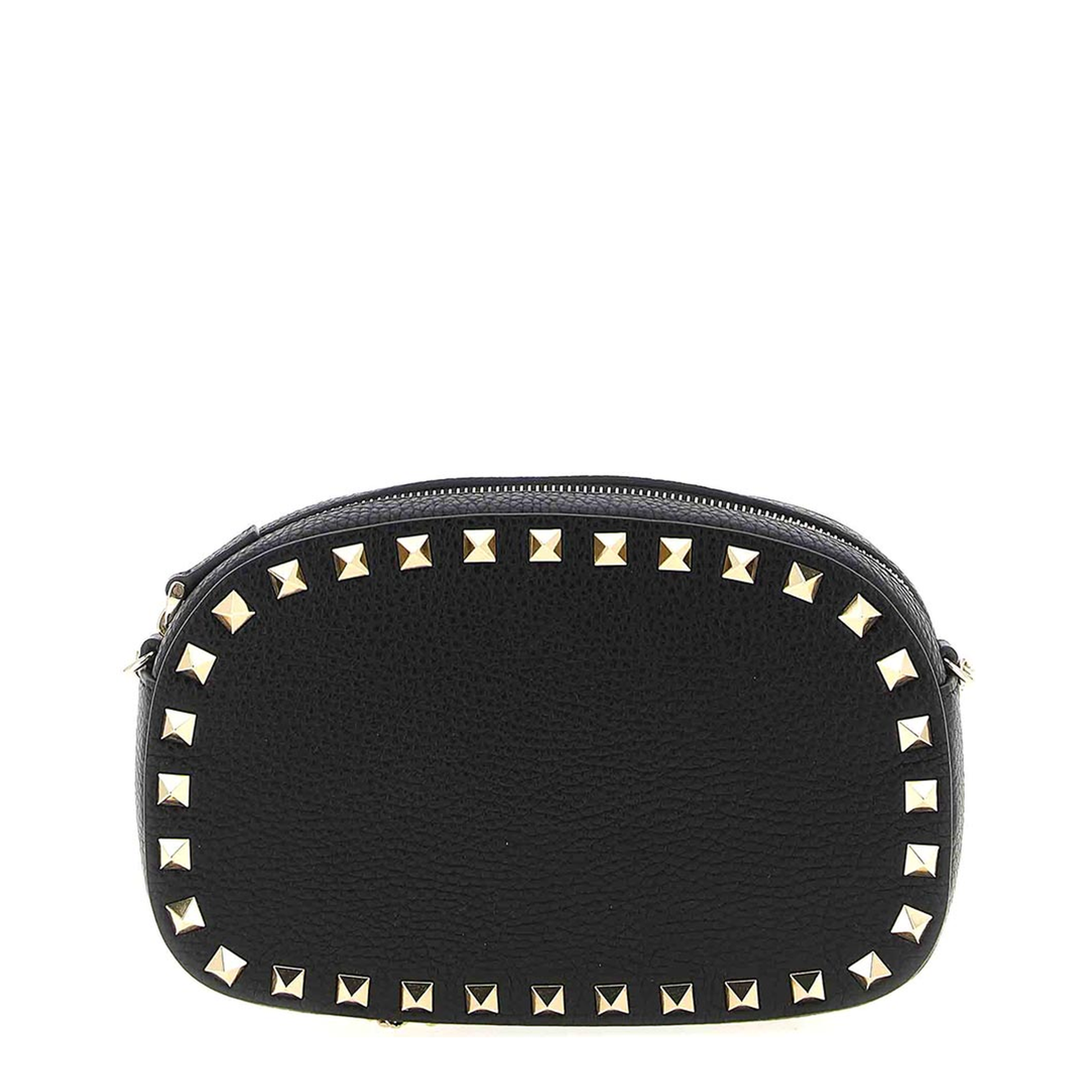 Rockstud Mini Calfskin Crossbody - Black - Image 1