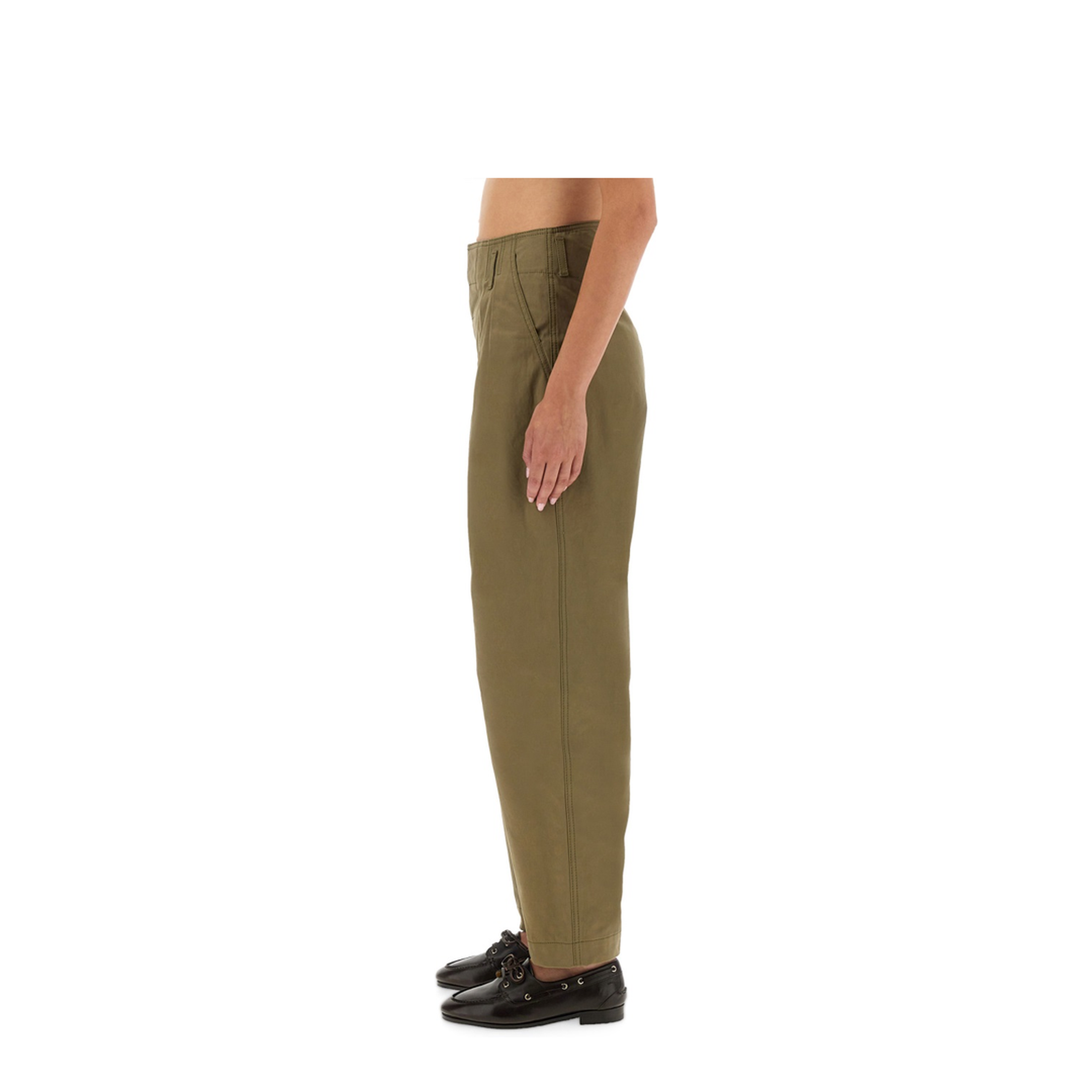 Tailored Pants With Pleats - Image 4