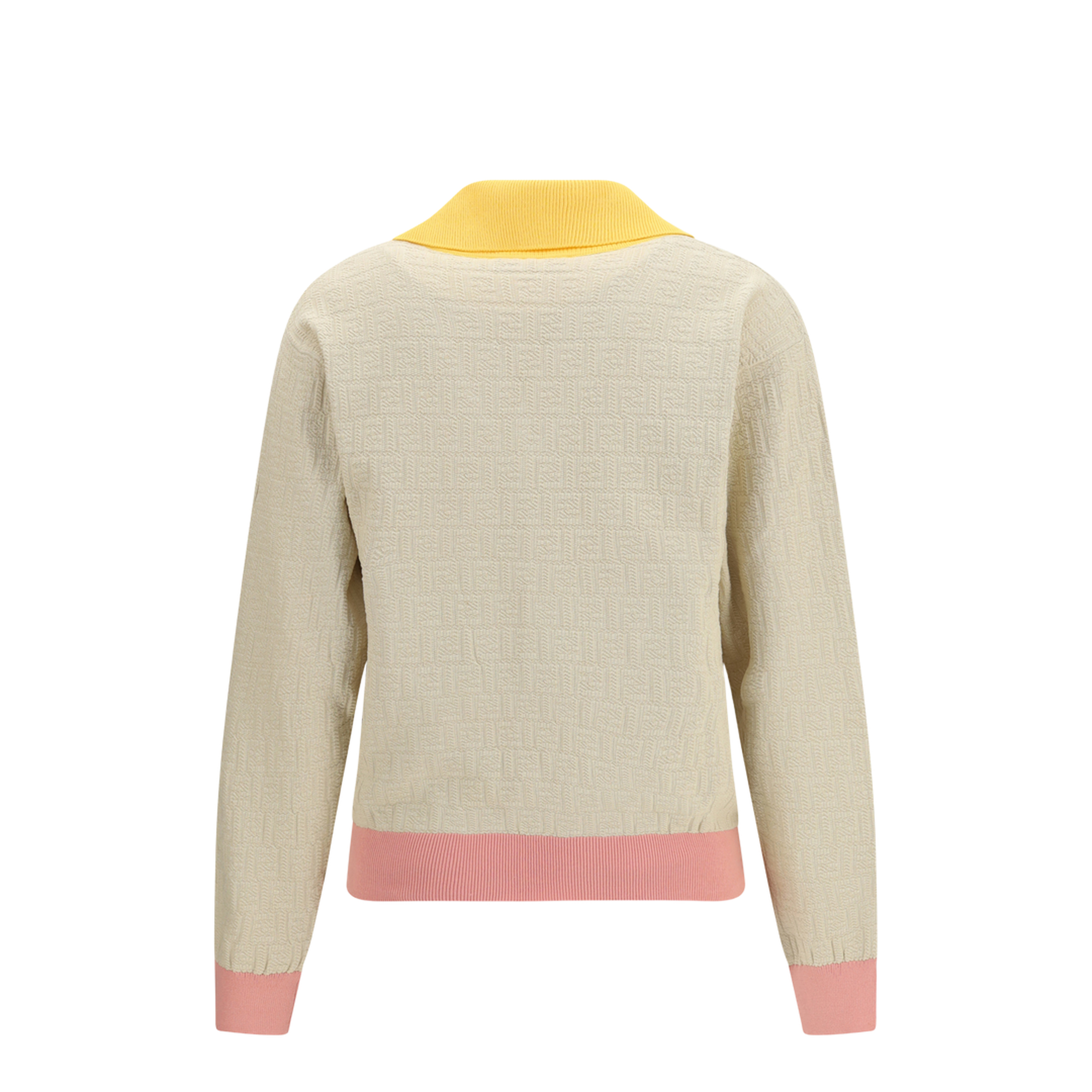 Cotton and Silk Sweater with Logo - Image 2