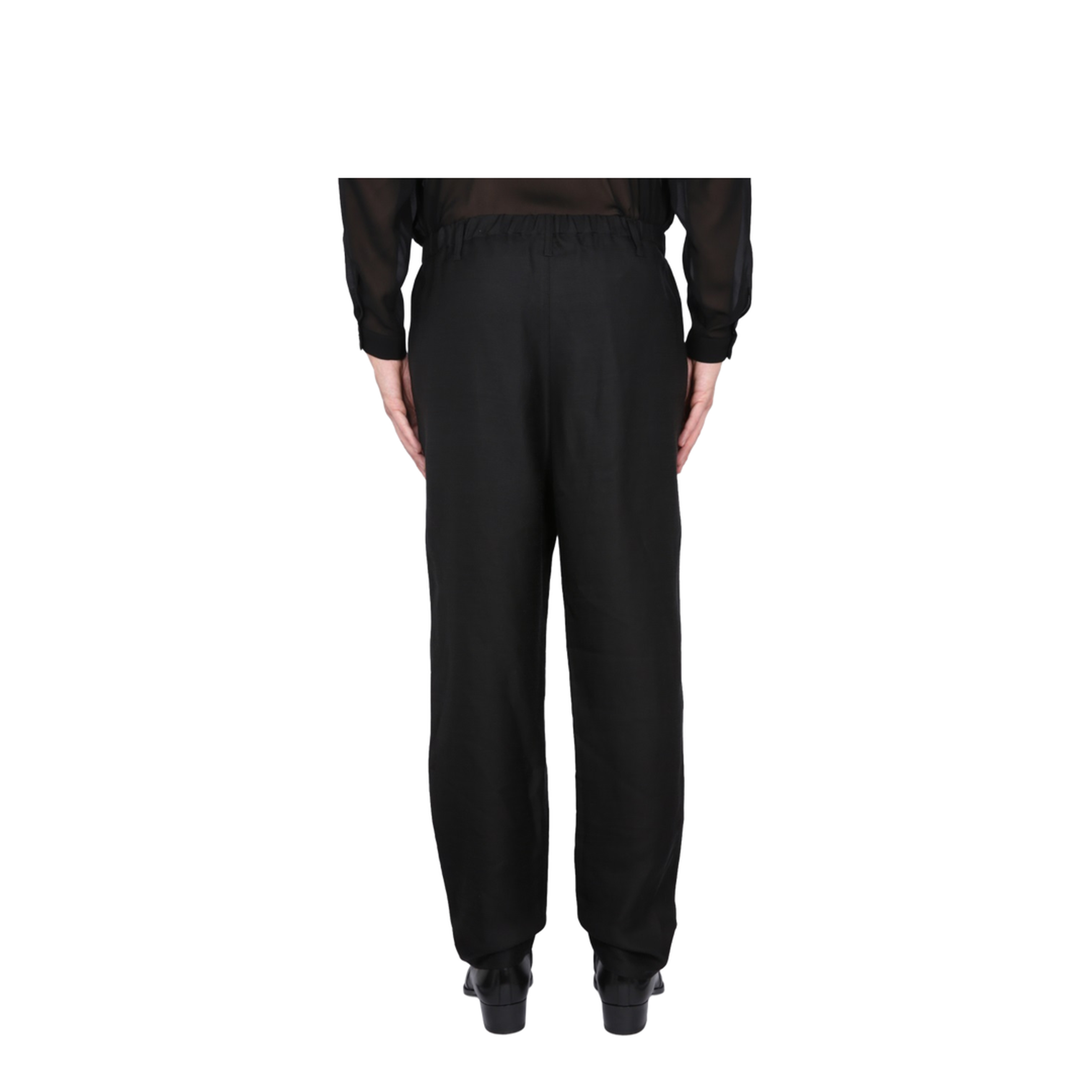 Black Viscose Blend Pant - Image 4