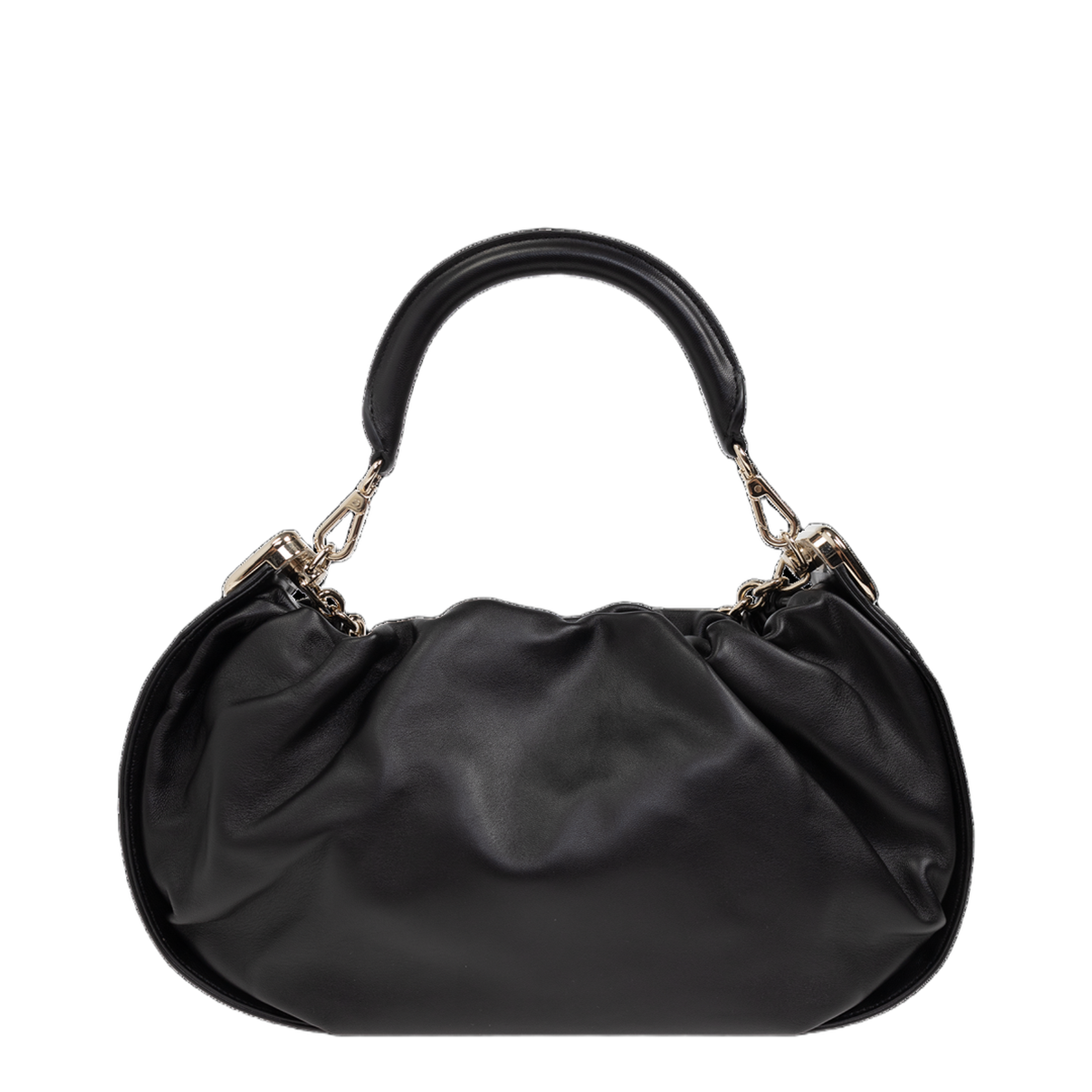 Viv' Choc Royal Medium Nappa Leather Hobo - Black - Image 3