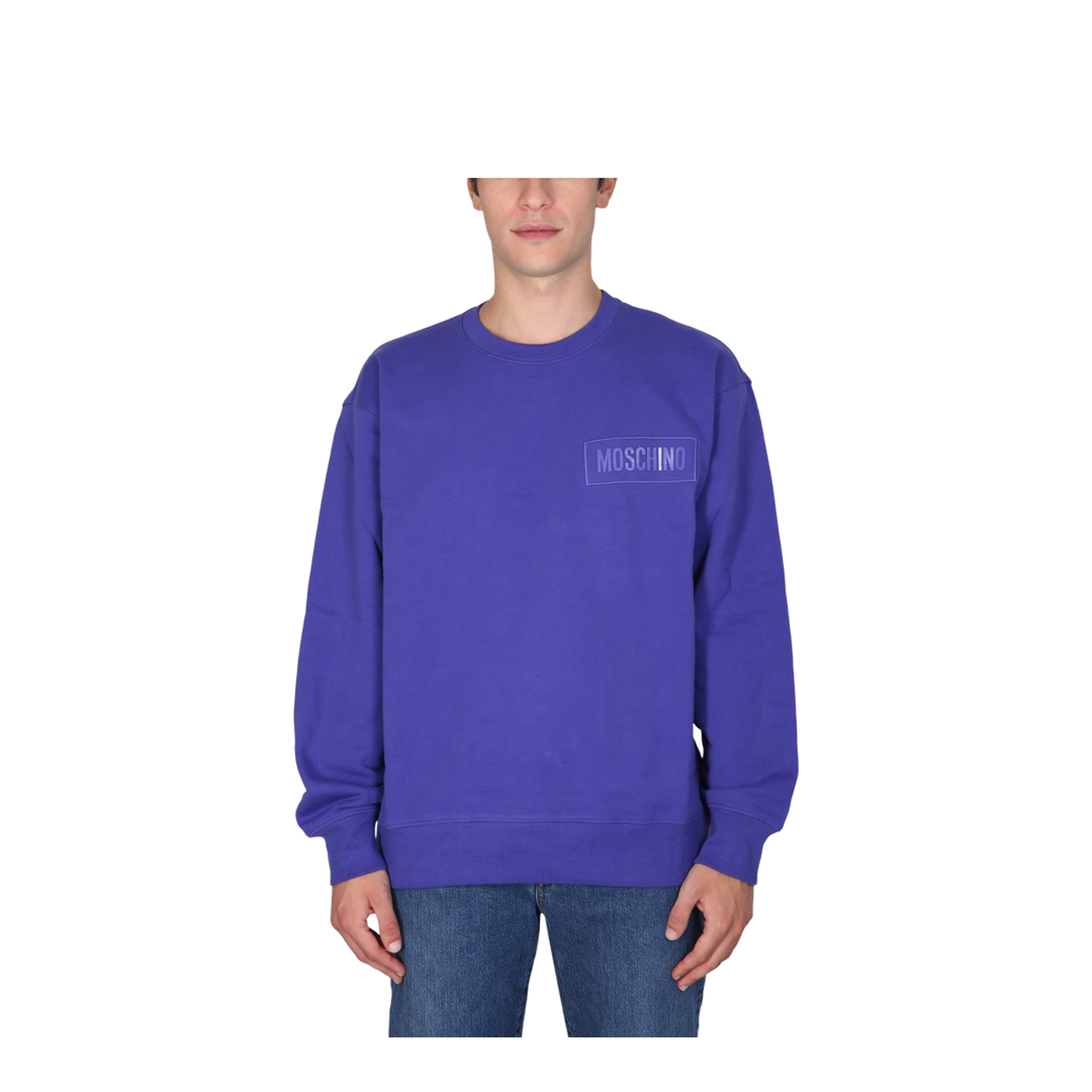 Sweatshirt with Logo Patch - Image 1