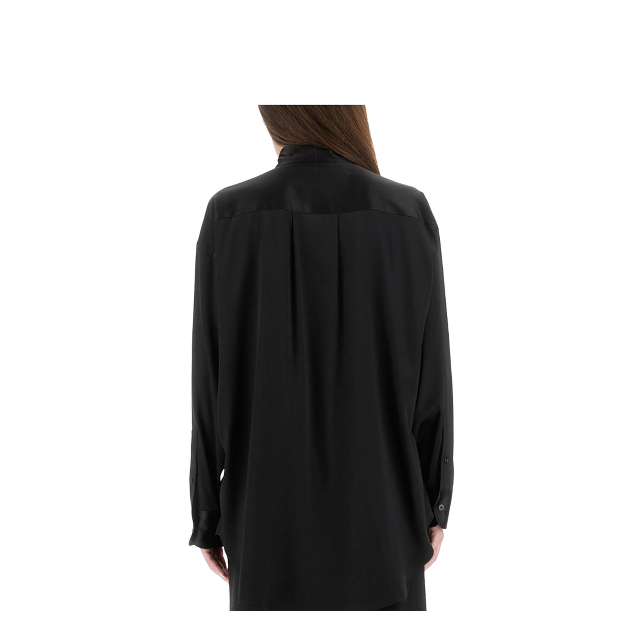 Stretch Silk Satin Shirt - Image 3