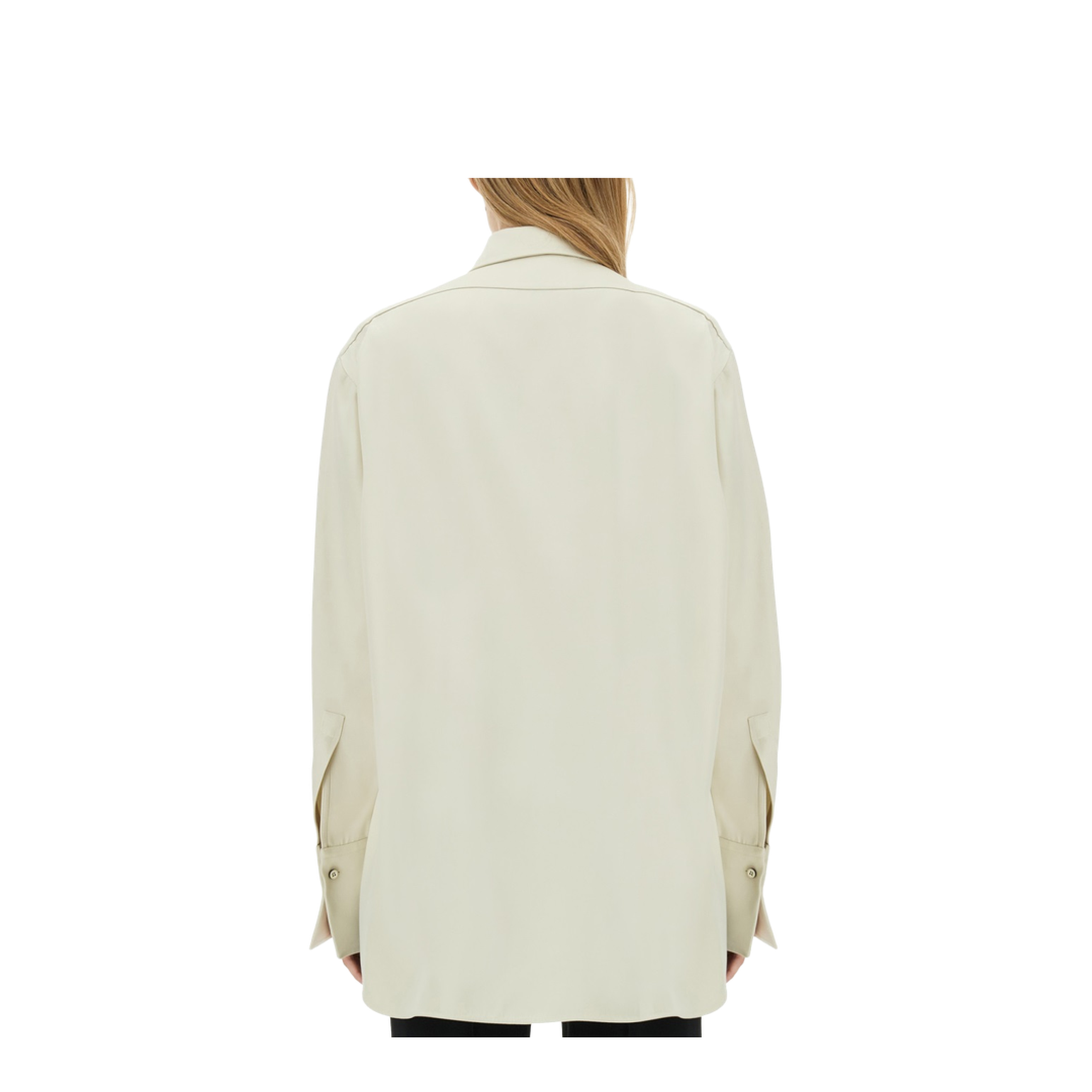 Silk Shirt - White - Image 3
