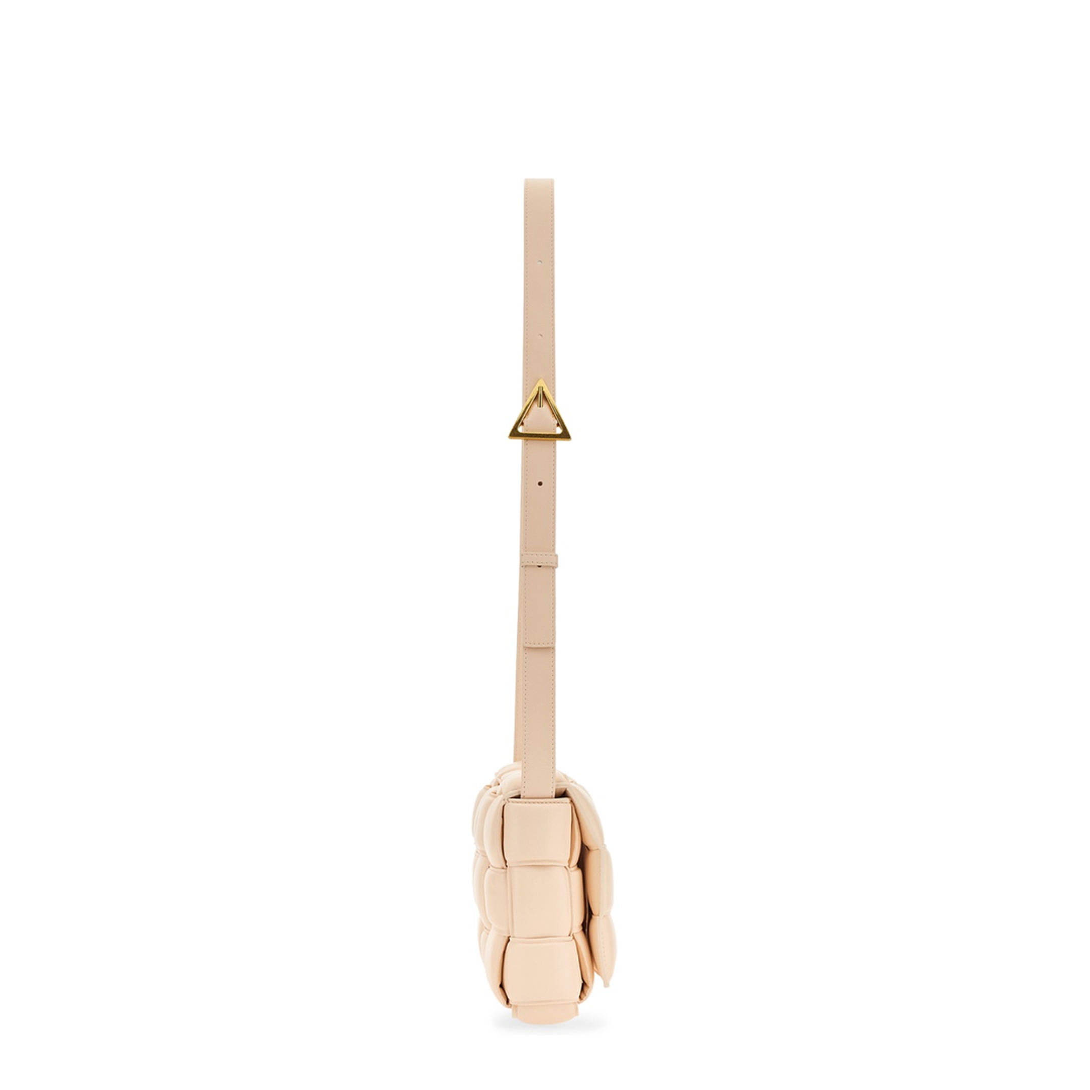 Padded Cassette Crossbody Bag In Blush Melon - Image 3
