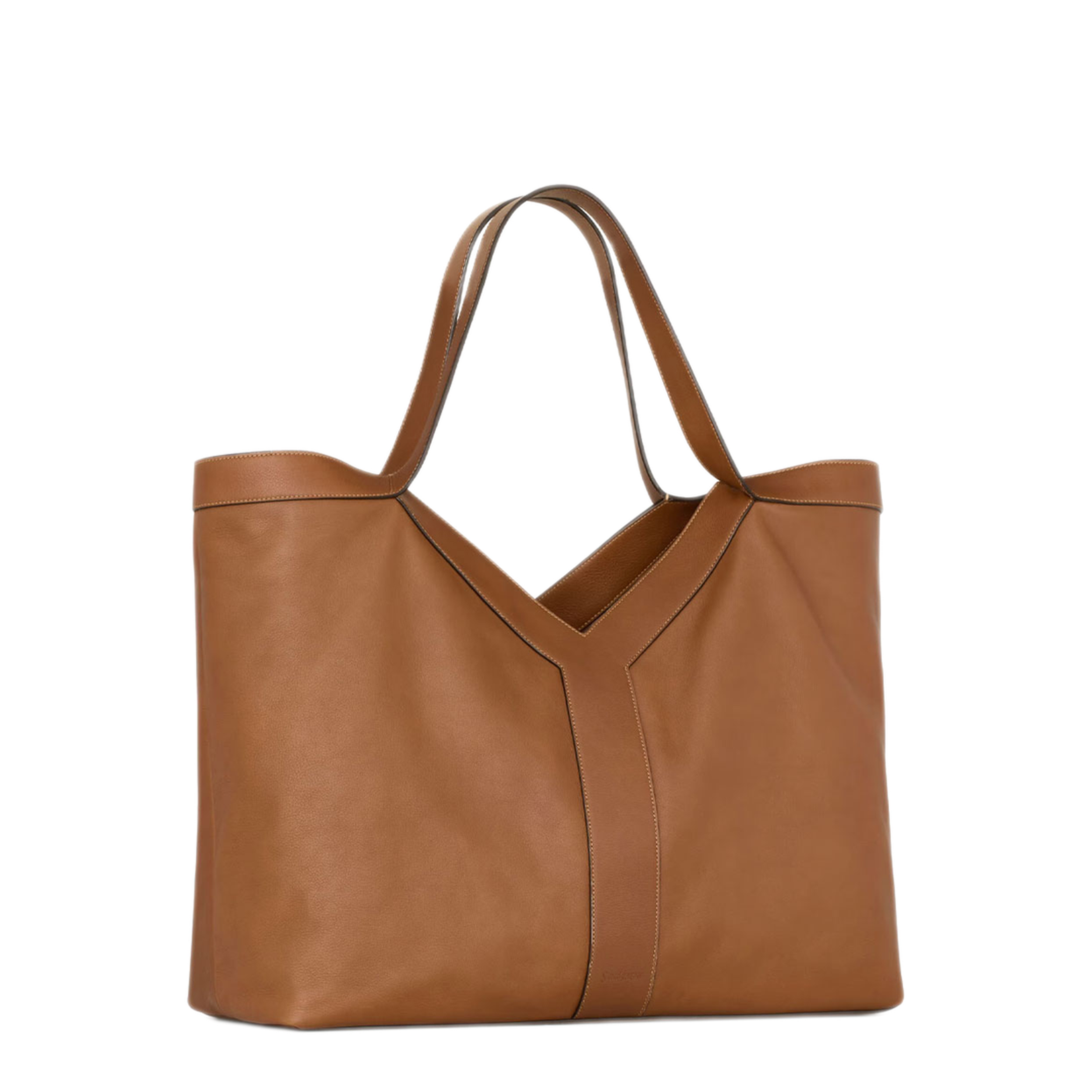 Large Tote in Grained Leather - Image 2