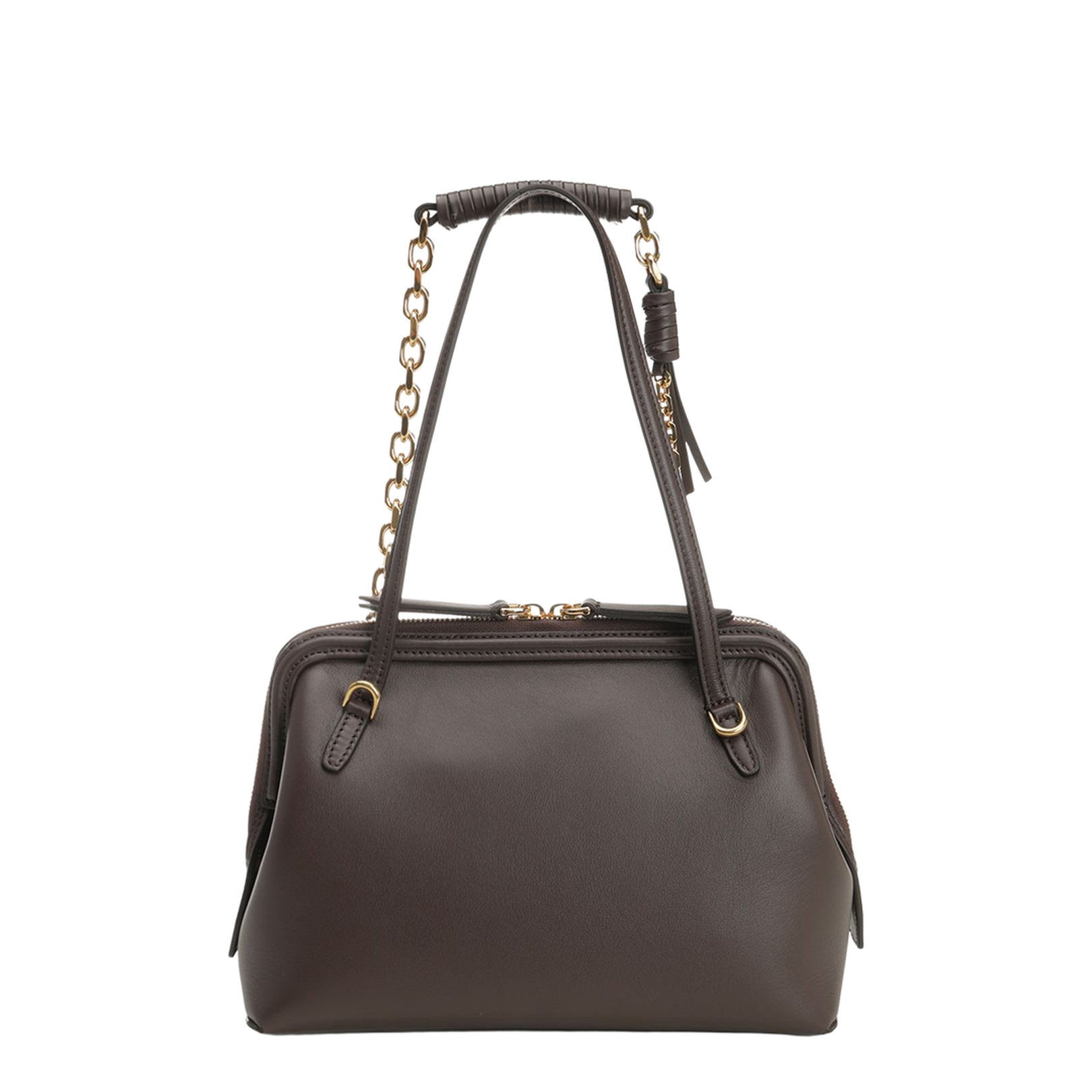 Leather Granny Shoulder Bag - Image 3