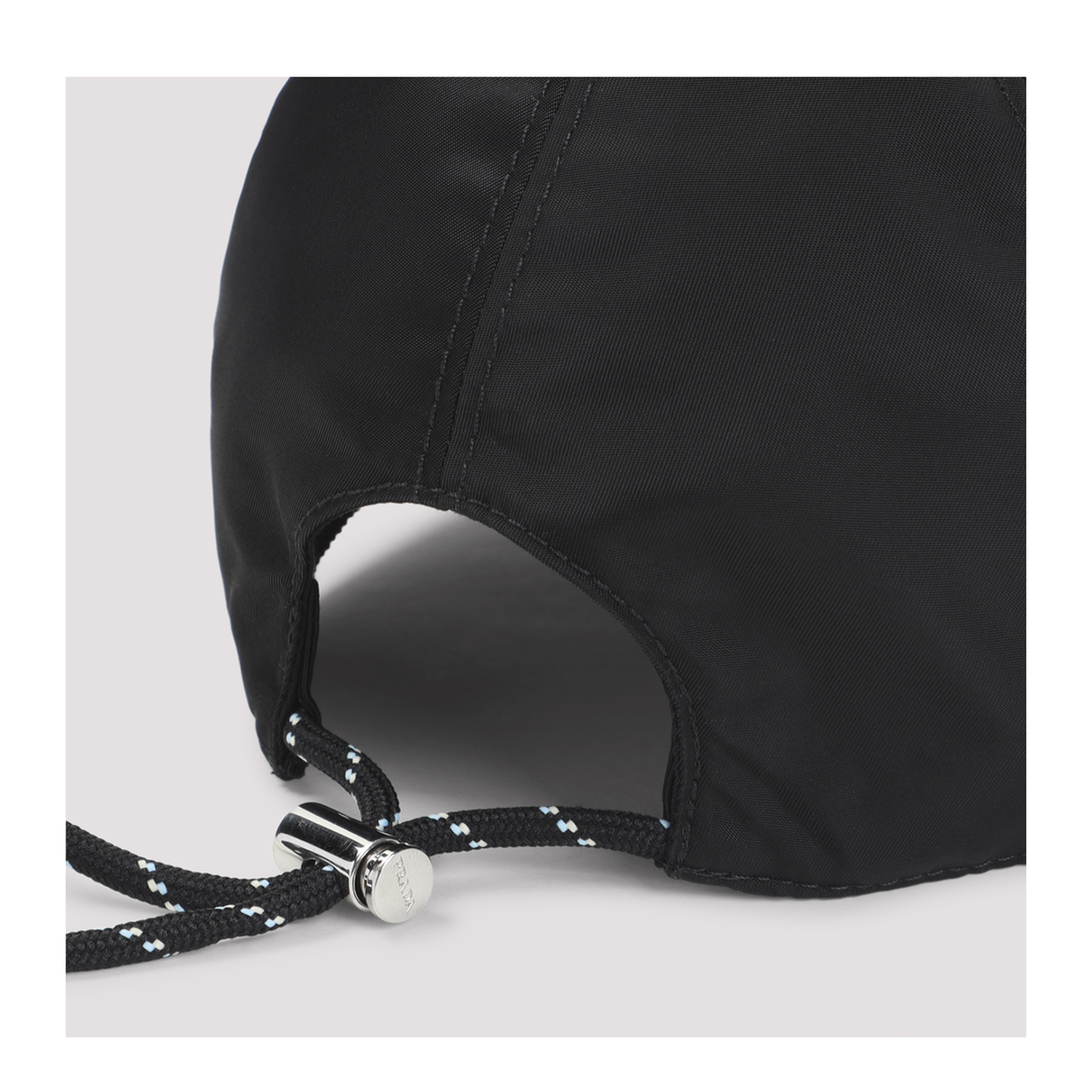 Black Re-Nylon Baseball Cap - Image 4
