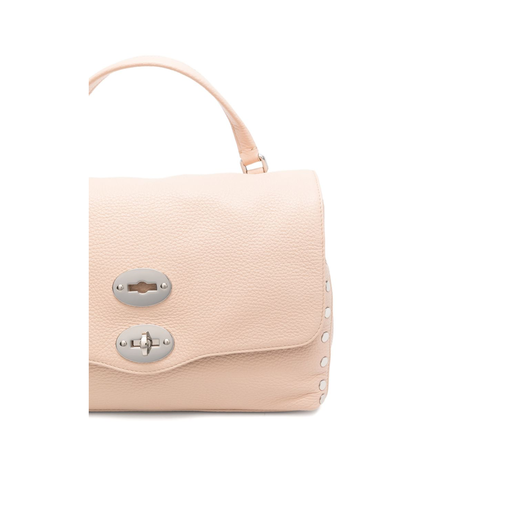 Postina Daily Small Leather Top-Handle Bag - Pink Dahlia - Image 2