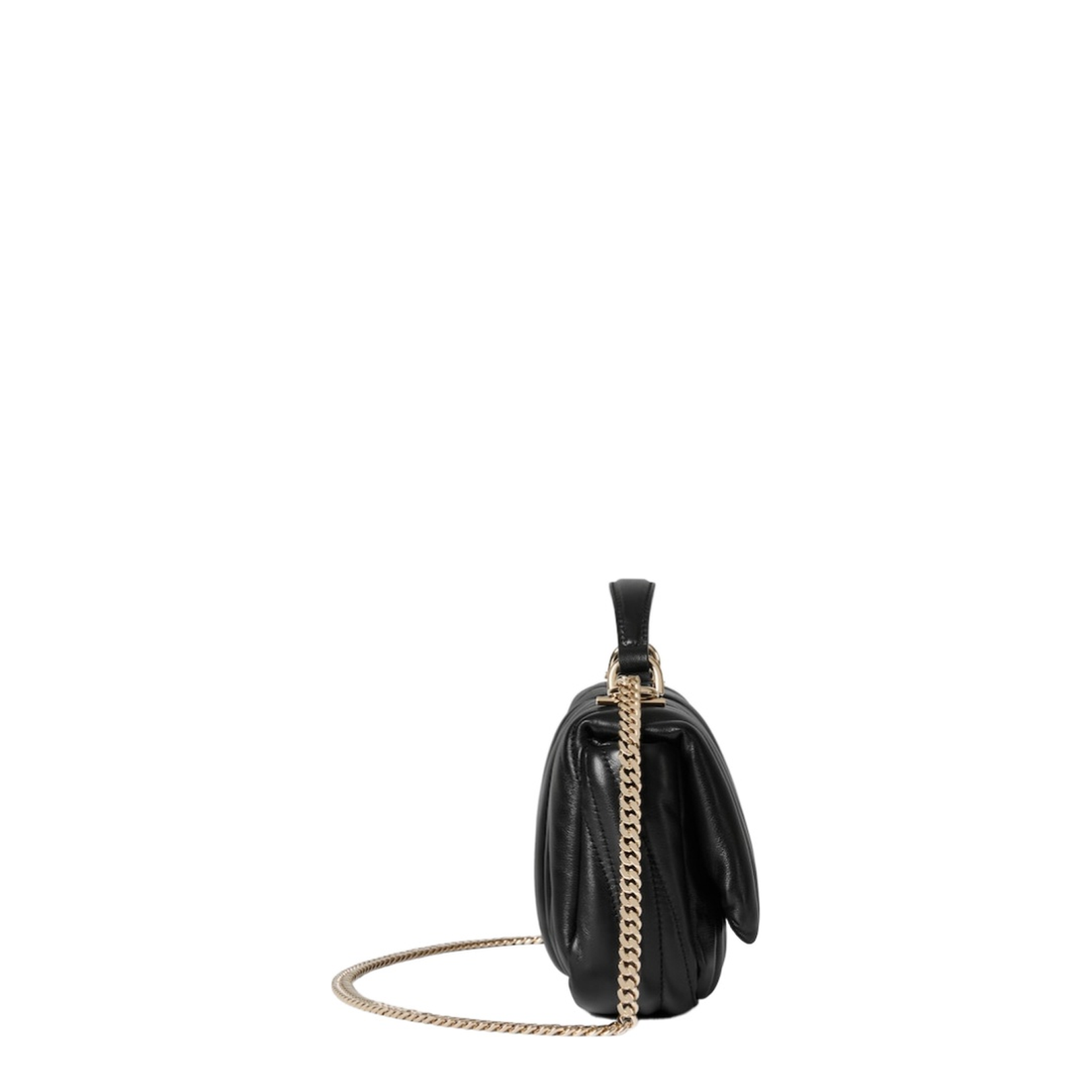 GG Milano Small Puffy Quilted Leather Top Handle Bag - Black - Image 3