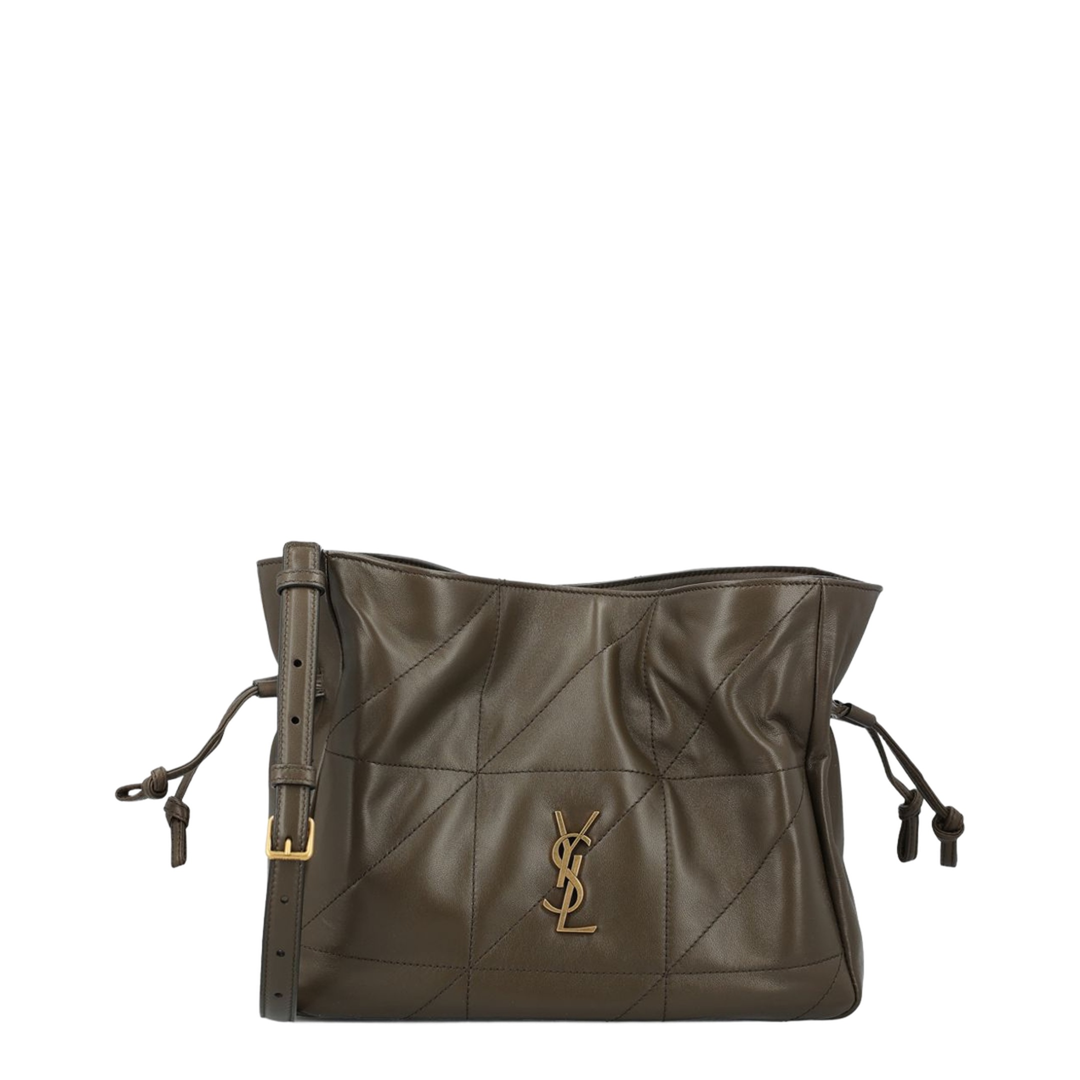 Jamie Lambskin Shoulder Pouch - Green - Image 1