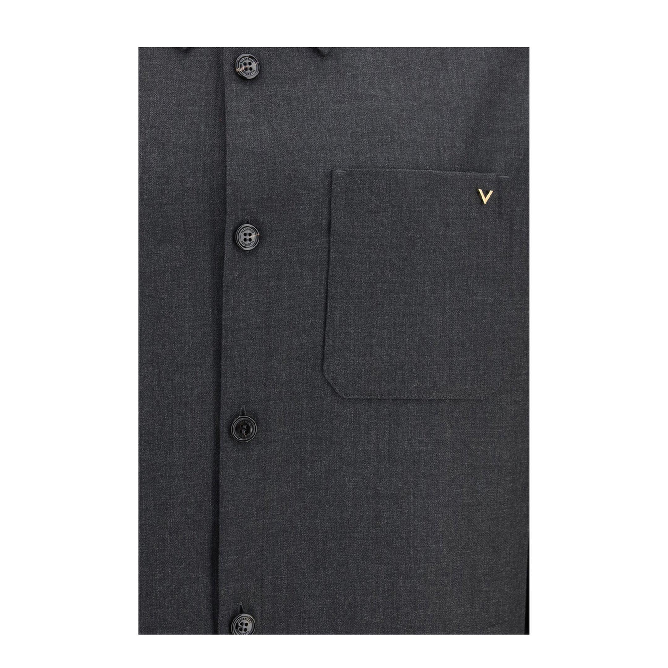 VLogo Wool Blend Jacket - Image 3